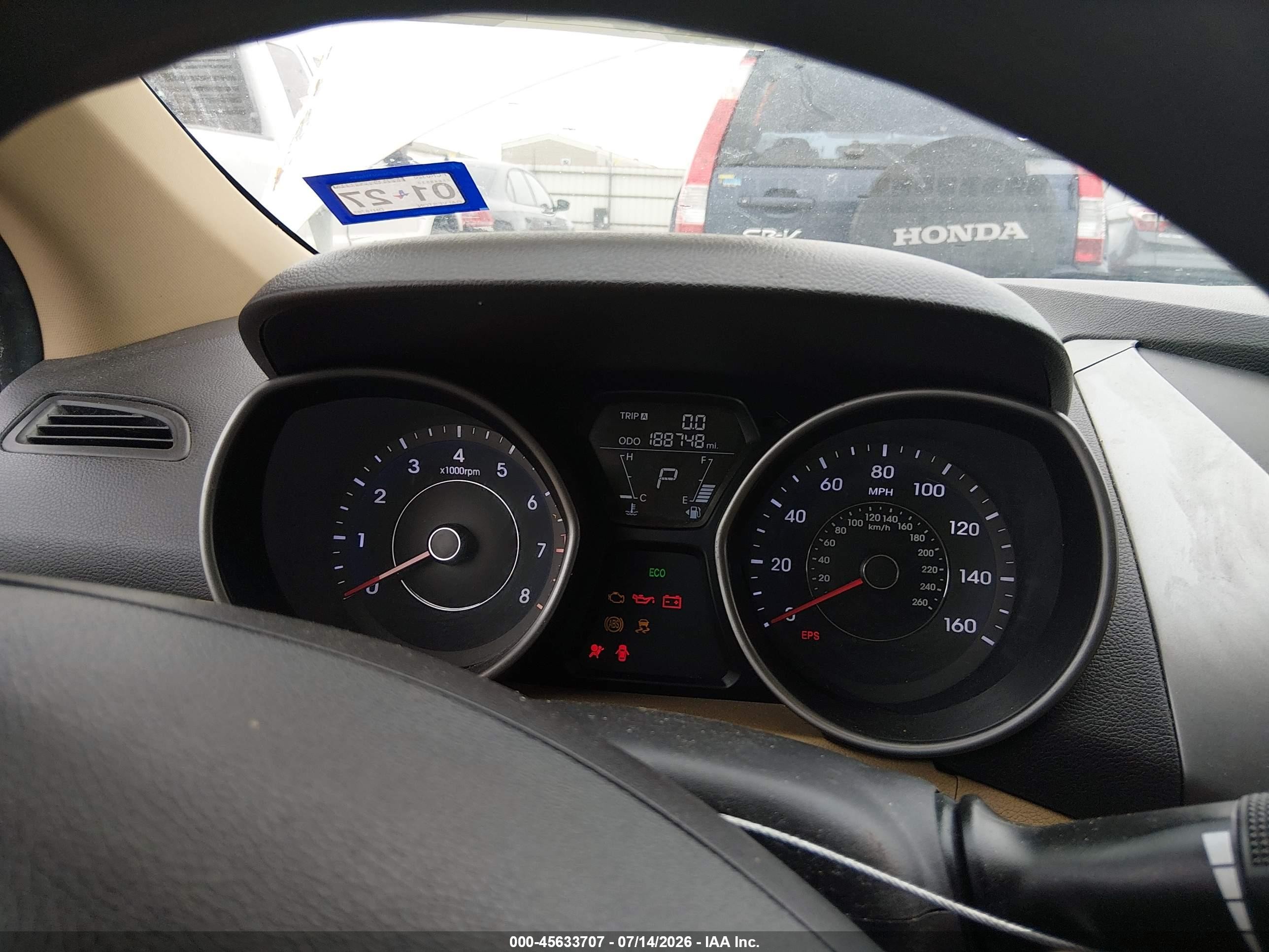 2013 Hyundai Elantra Gls Белый vin: 5NPDH4AE6DH167855