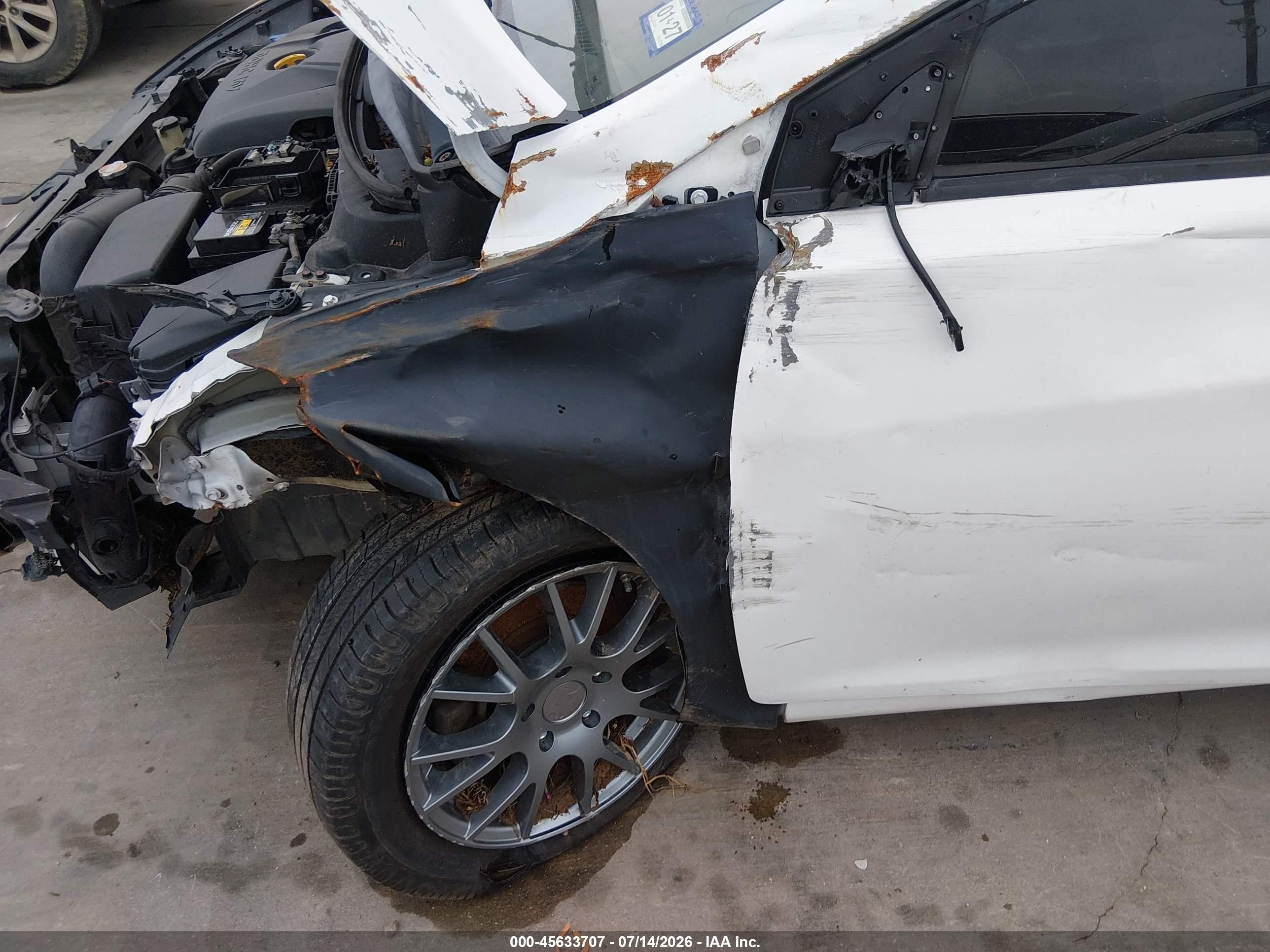 2013 Hyundai Elantra Gls Белый vin: 5NPDH4AE6DH167855