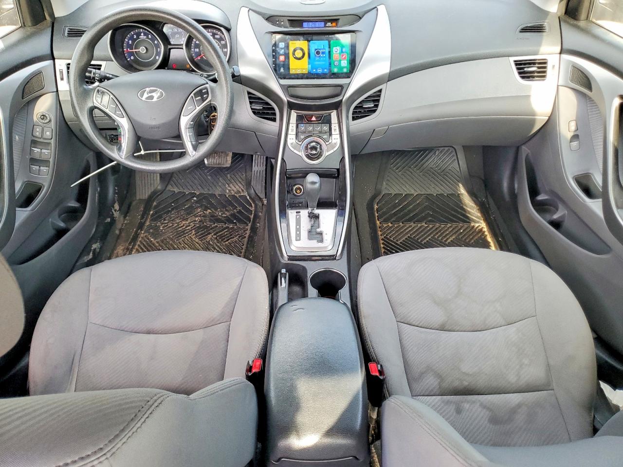 2013 Hyundai Elantra Gls Gray vin: 5NPDH4AE6DH181318