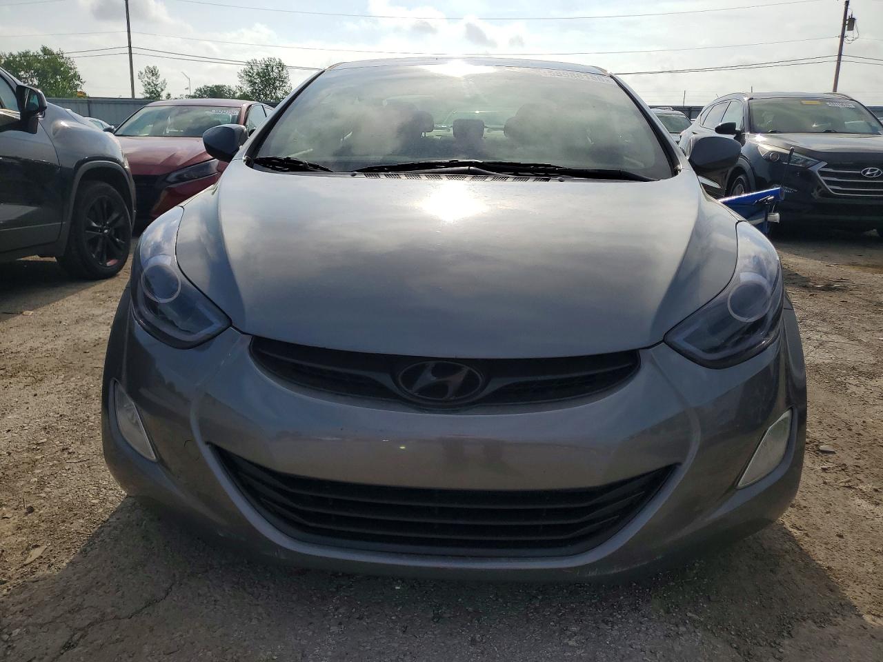 2013 Hyundai Elantra Gls Gray vin: 5NPDH4AE6DH181318