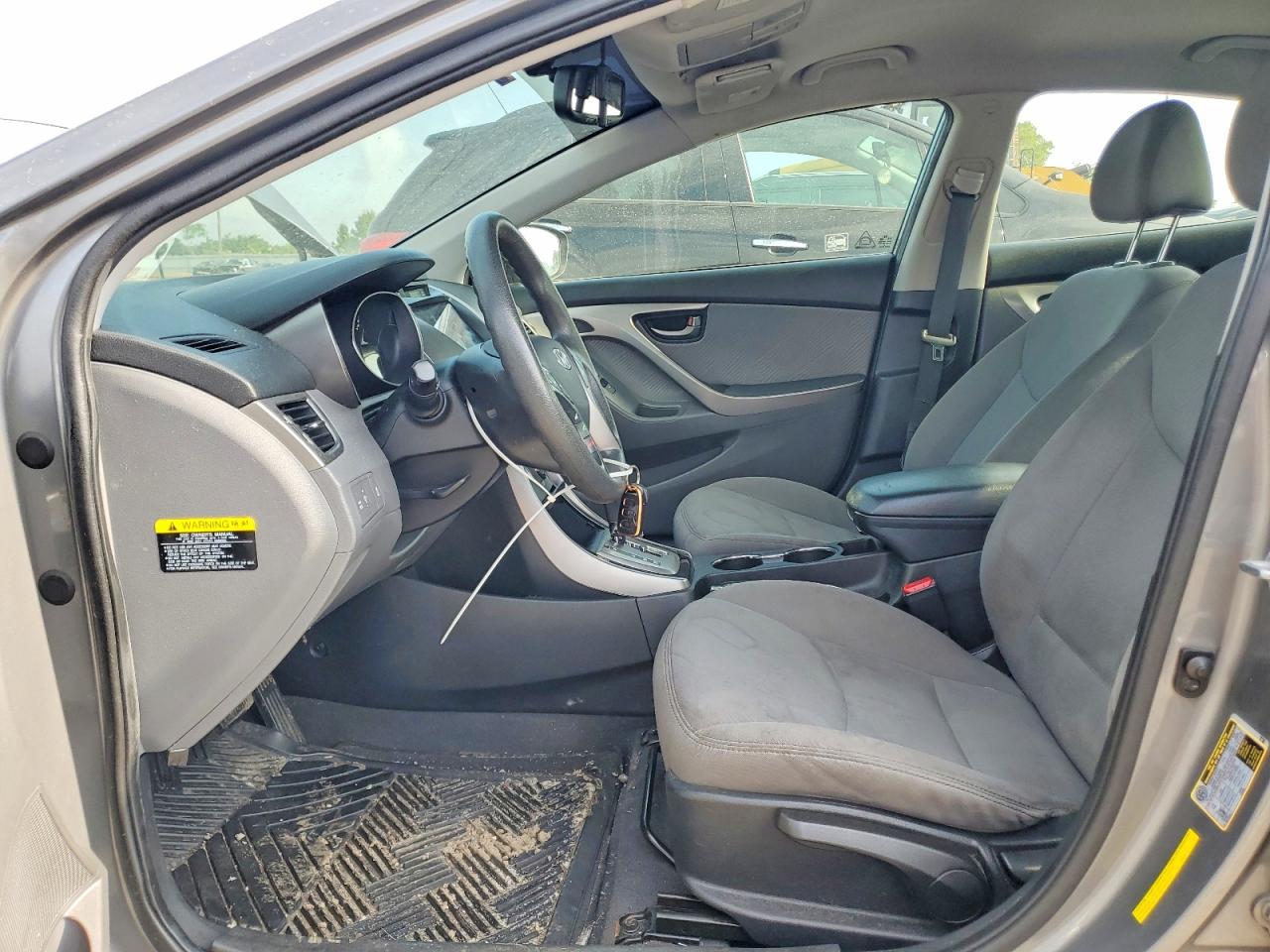 2013 Hyundai Elantra Gls Gray vin: 5NPDH4AE6DH181318
