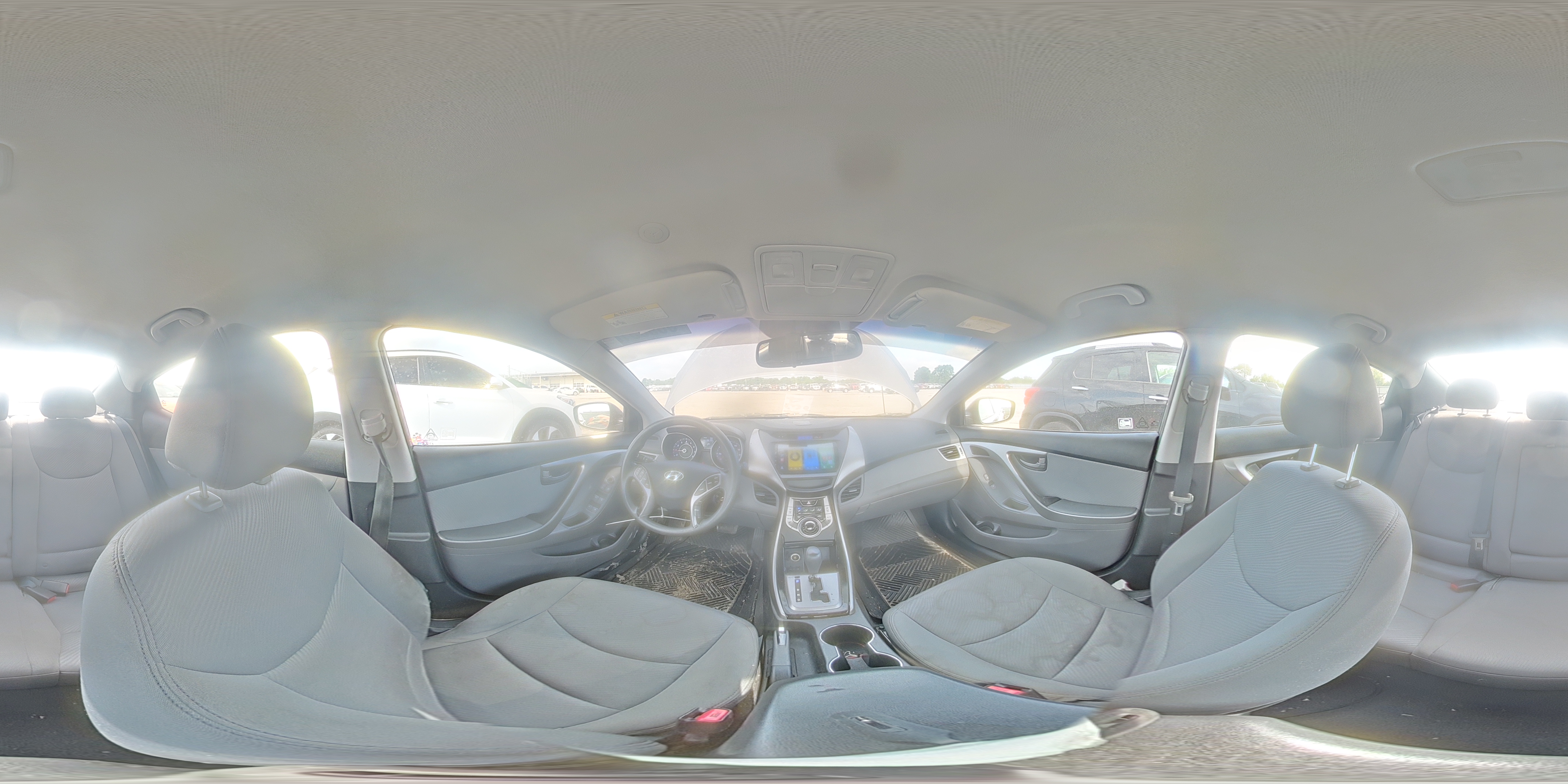 2013 Hyundai Elantra Gls Gray vin: 5NPDH4AE6DH181318