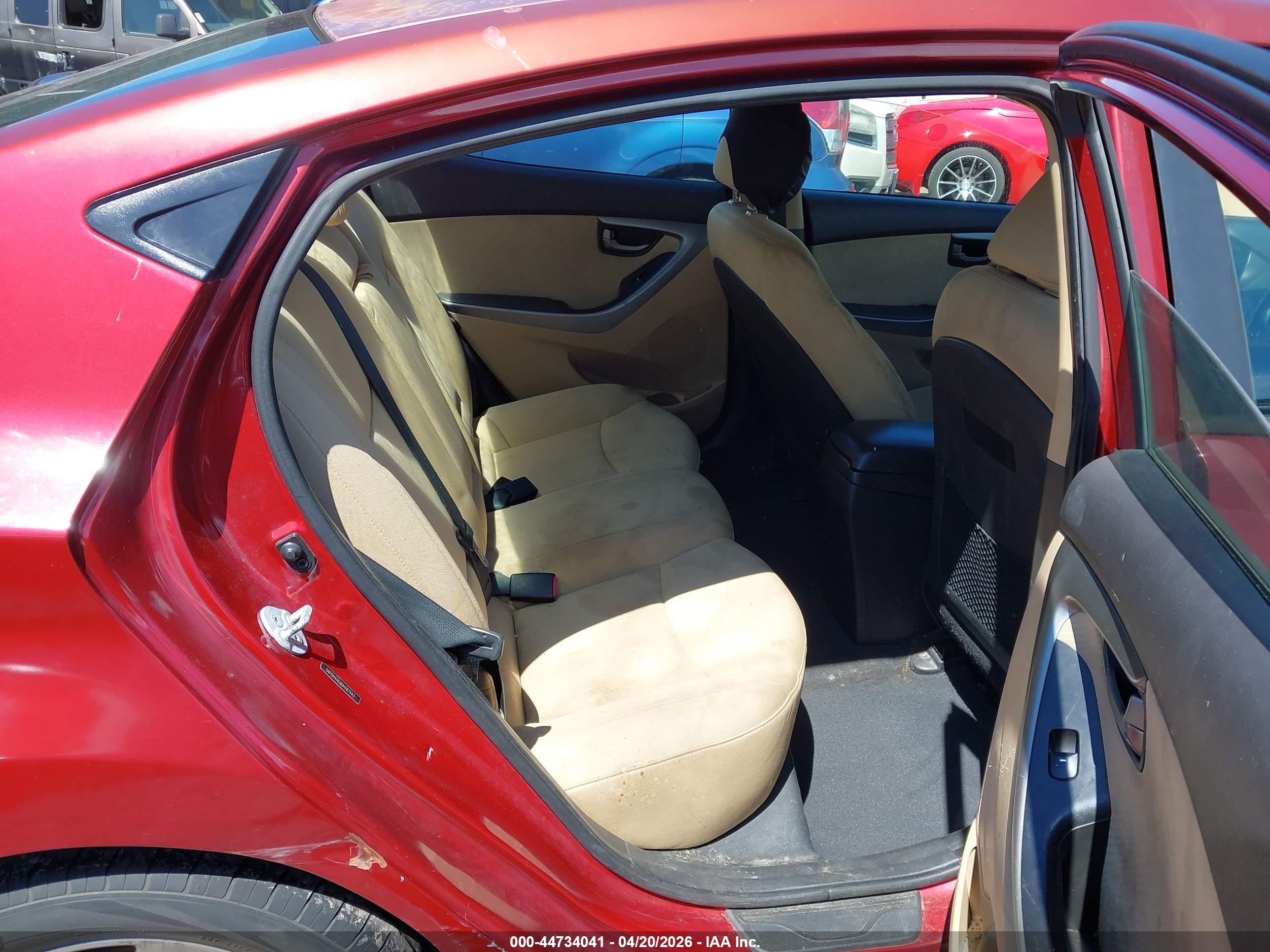 2013 Hyundai Elantra Gls/limited Red vin: 5NPDH4AE6DH187443