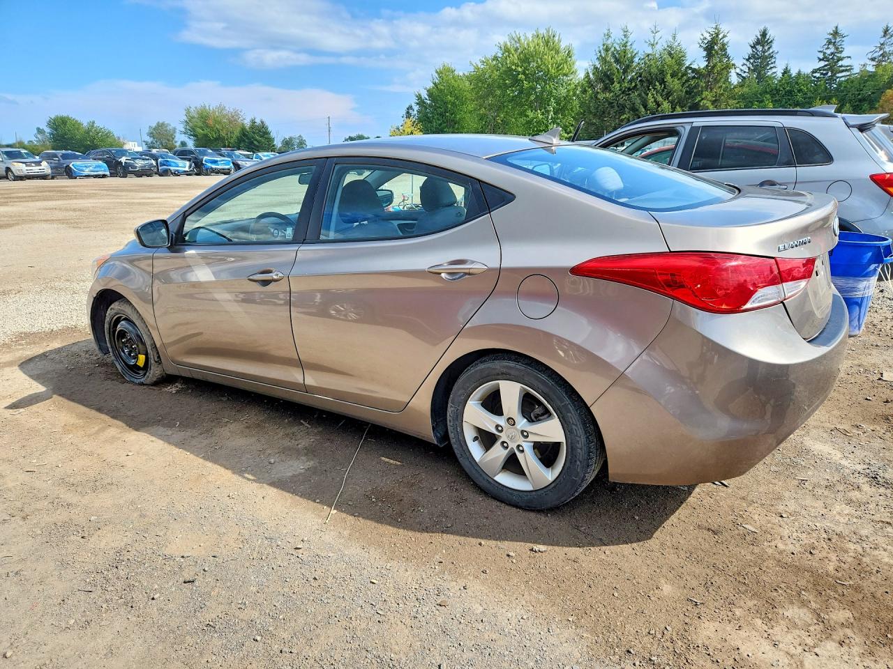 2013 Hyundai Elantra Gls Silver vin: 5NPDH4AE6DH187717
