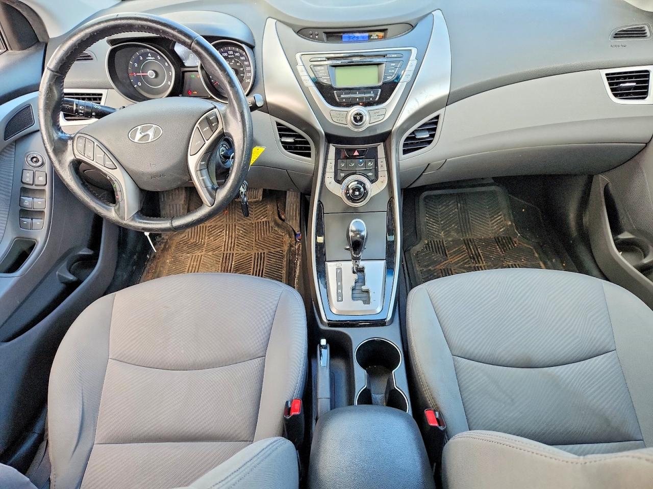 2013 Hyundai Elantra Gls Silver vin: 5NPDH4AE6DH187717