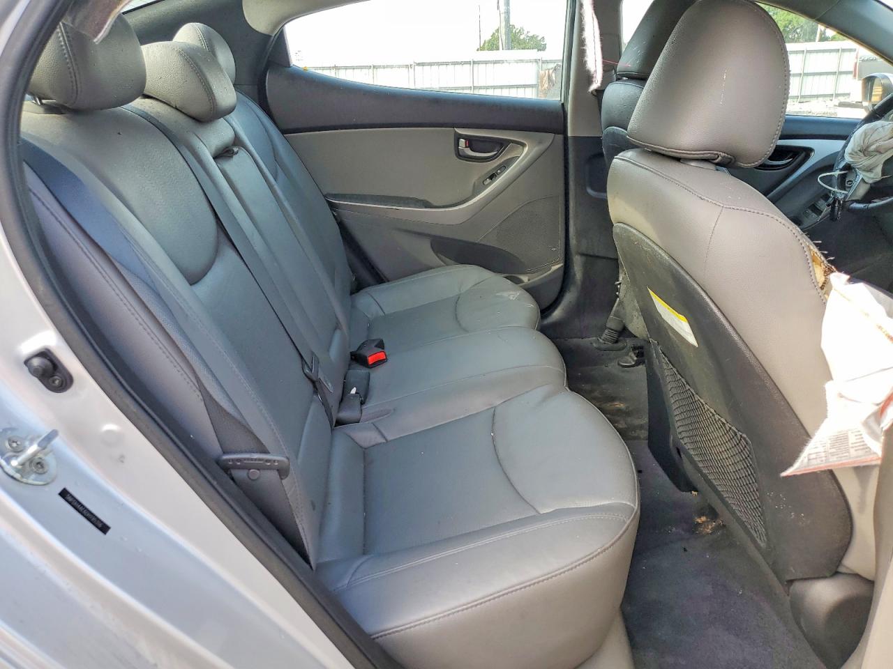 2013 Hyundai Elantra Limited Silver vin: 5NPDH4AE6DH195316