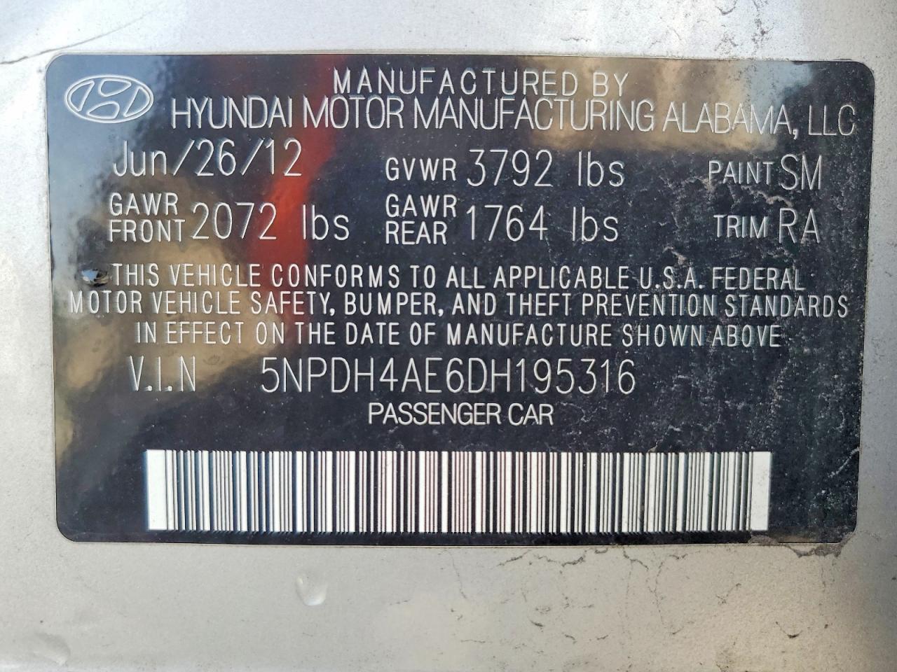 2013 Hyundai Elantra Limited Silver vin: 5NPDH4AE6DH195316