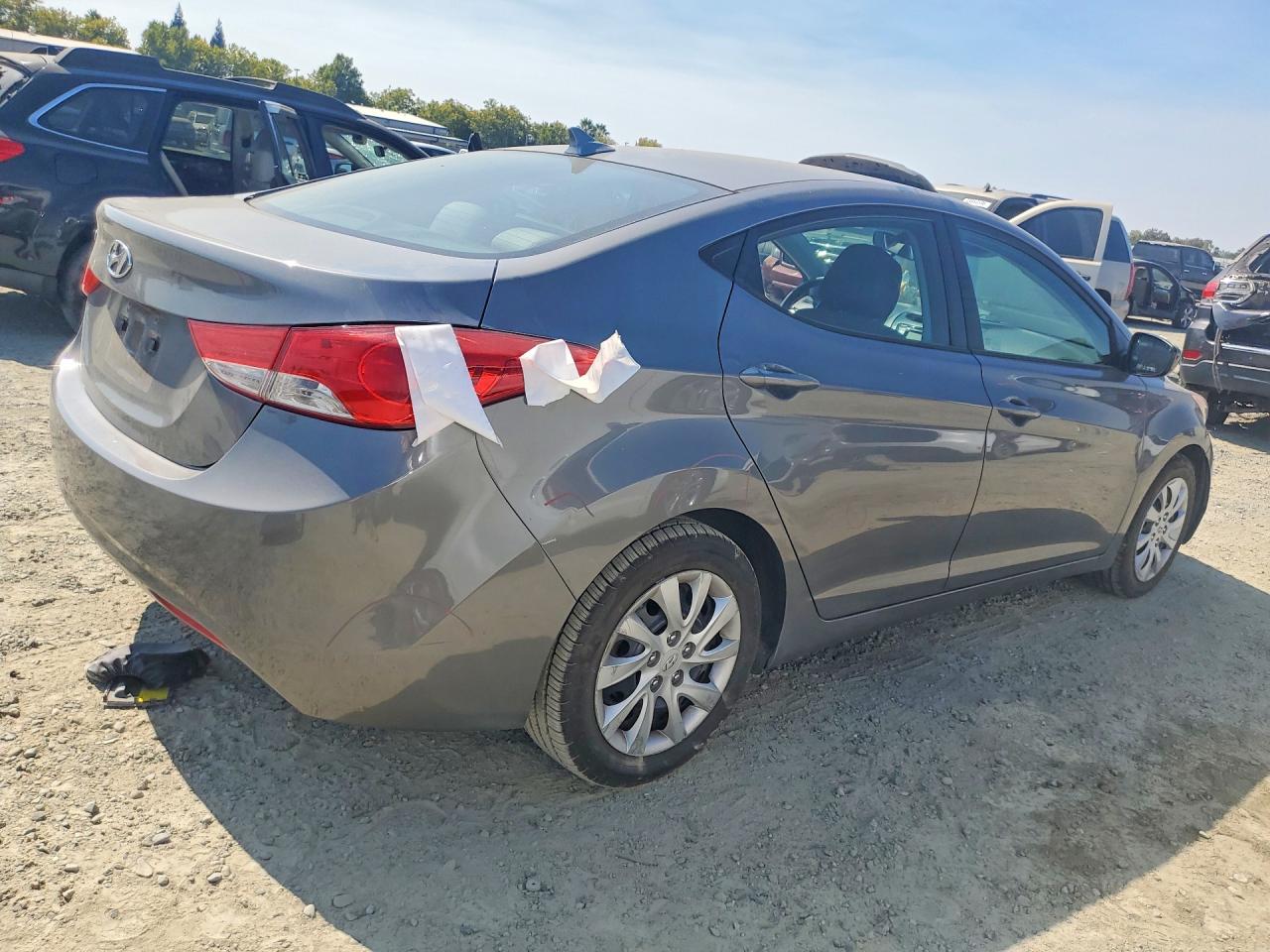2013 Hyundai Elantra Gls Серый vin: 5NPDH4AE6DH198040
