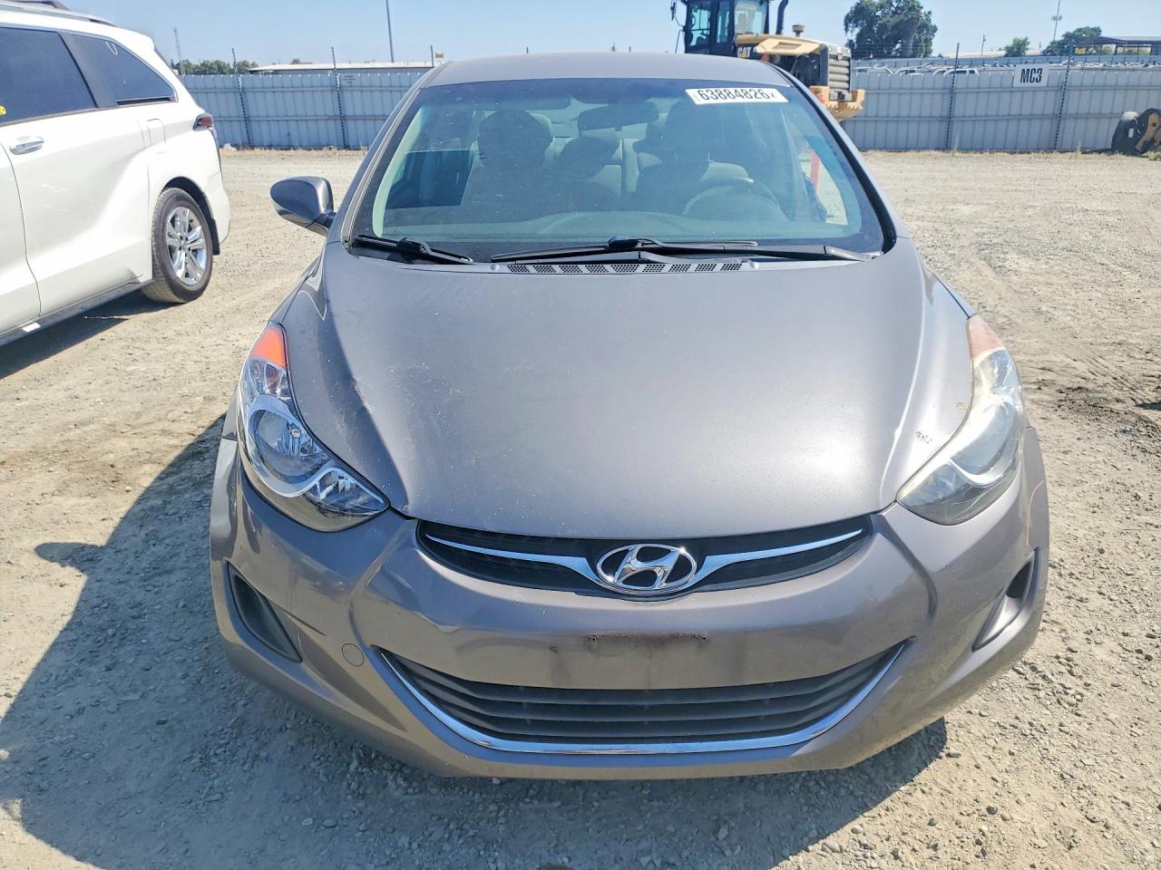 2013 Hyundai Elantra Gls Серый vin: 5NPDH4AE6DH198040