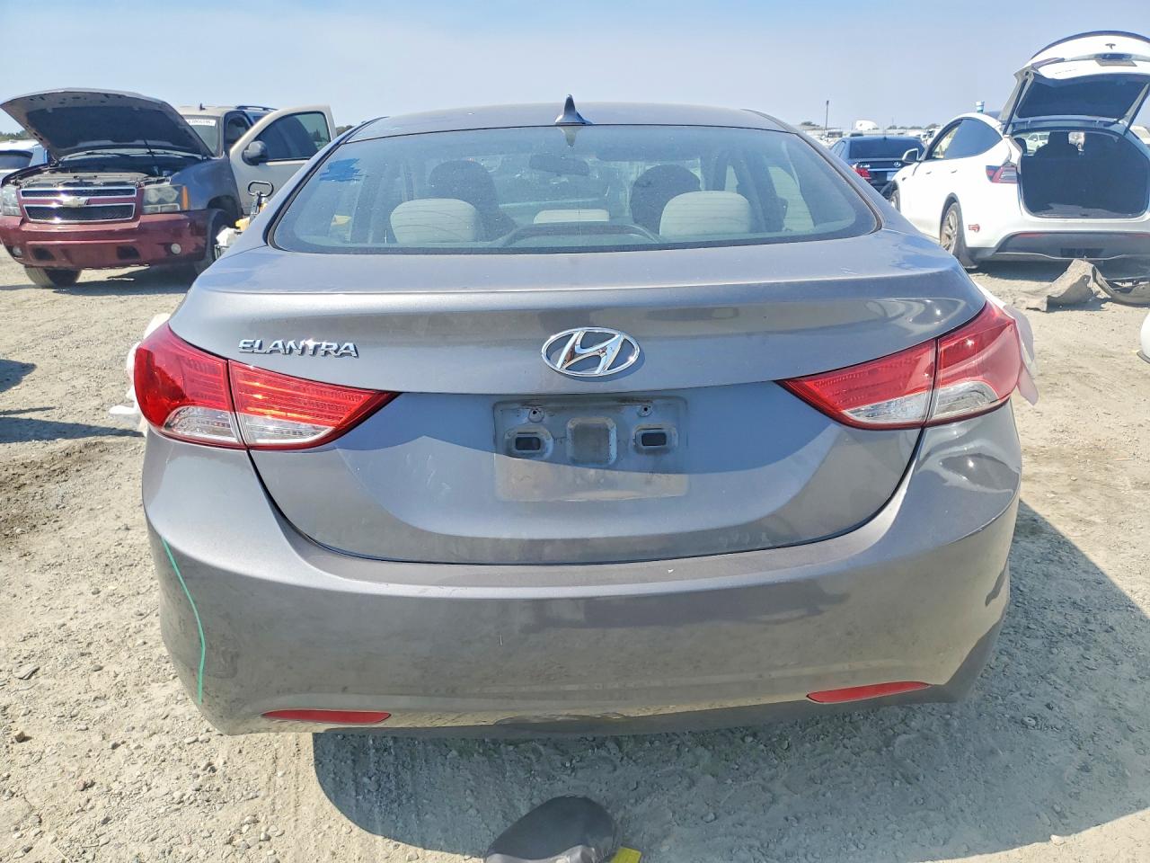 2013 Hyundai Elantra Gls Серый vin: 5NPDH4AE6DH198040