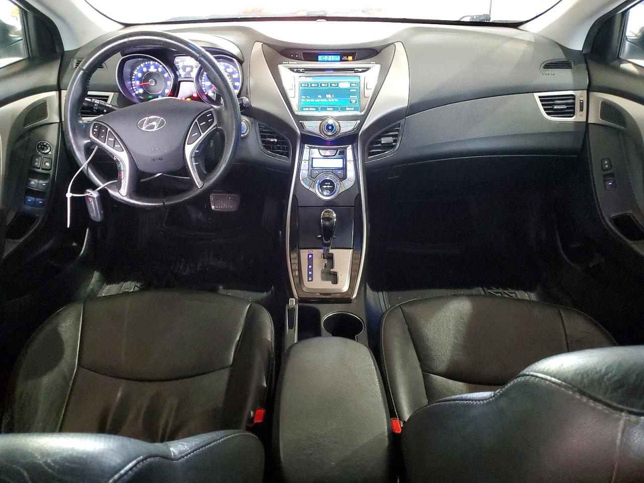 2013 Hyundai Elantra Limited White vin: 5NPDH4AE6DH211255