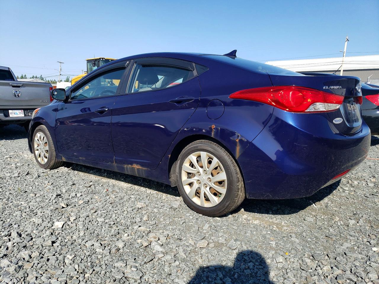 2013 Hyundai Elantra Gls Blue vin: 5NPDH4AE6DH217220