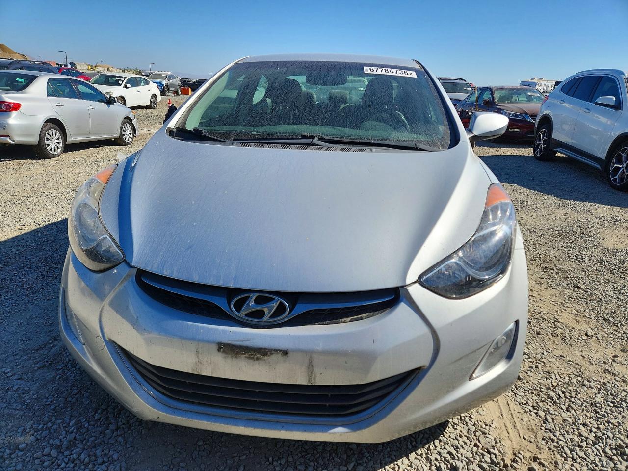 2013 Hyundai Elantra Gls Серебряный vin: 5NPDH4AE6DH227584
