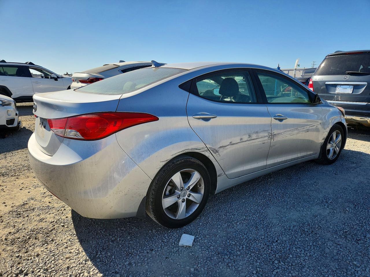 2013 Hyundai Elantra Gls Серебряный vin: 5NPDH4AE6DH227584