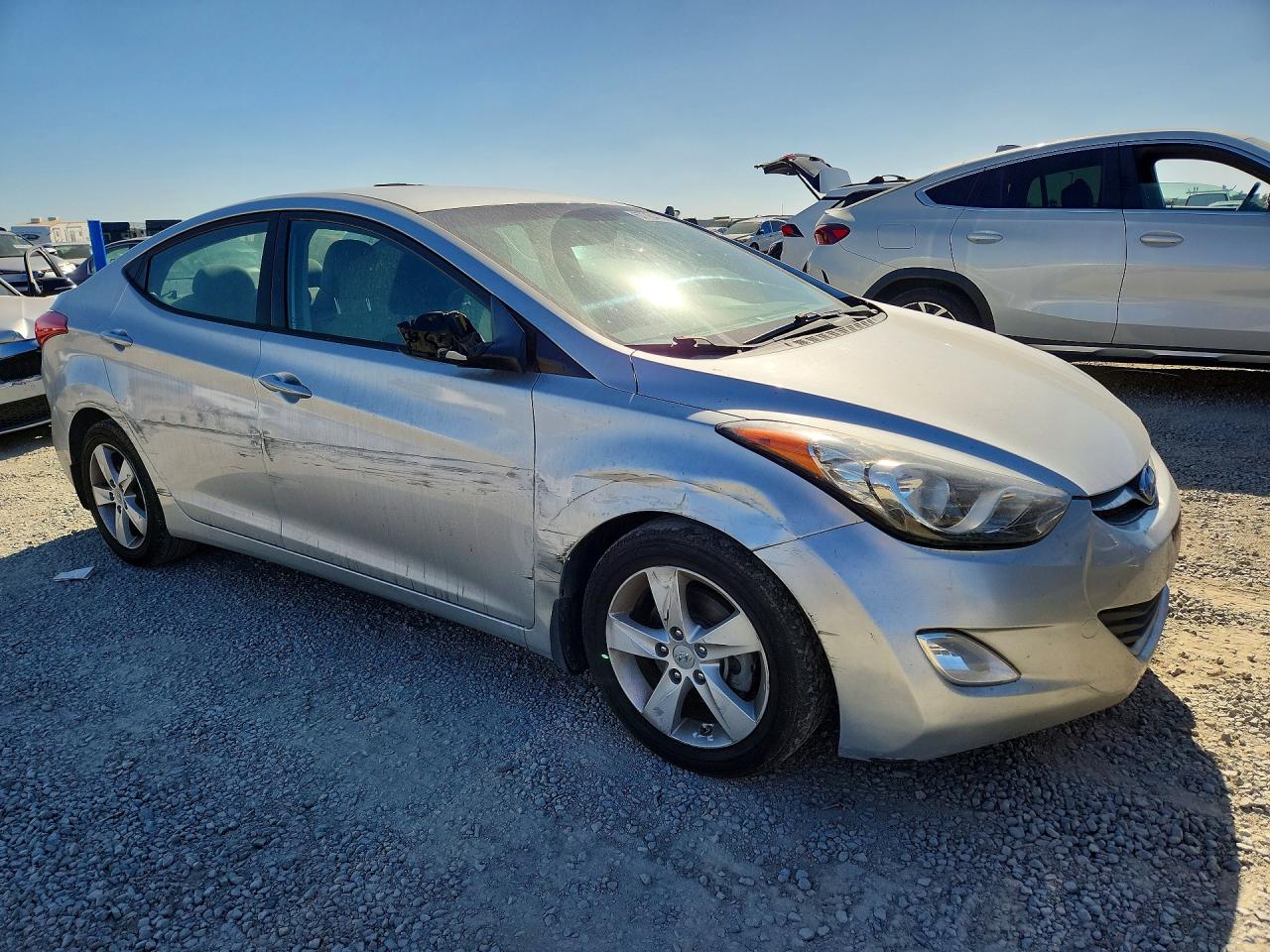 2013 Hyundai Elantra Gls Серебряный vin: 5NPDH4AE6DH227584