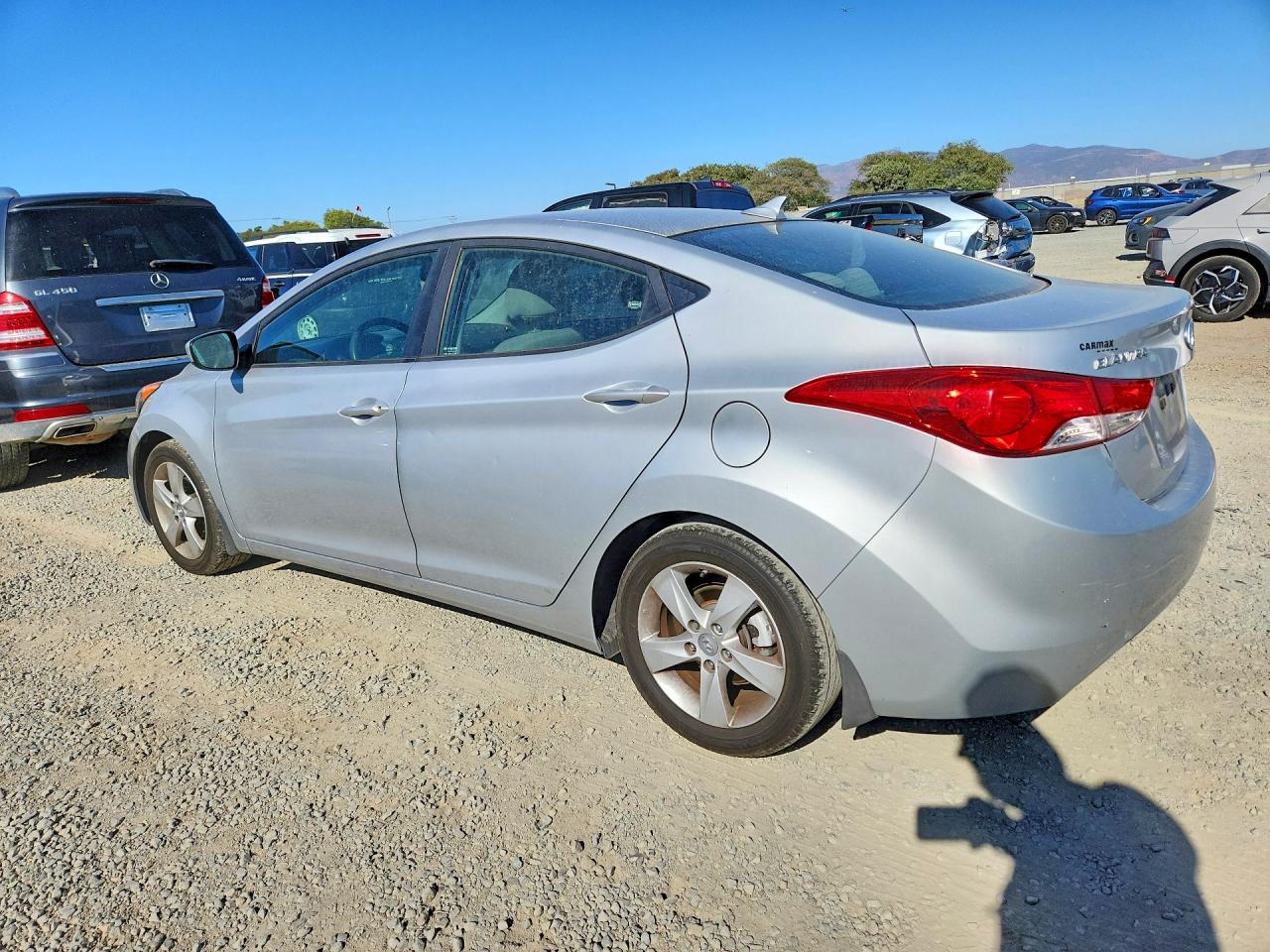 2013 Hyundai Elantra Gls Серебряный vin: 5NPDH4AE6DH227584