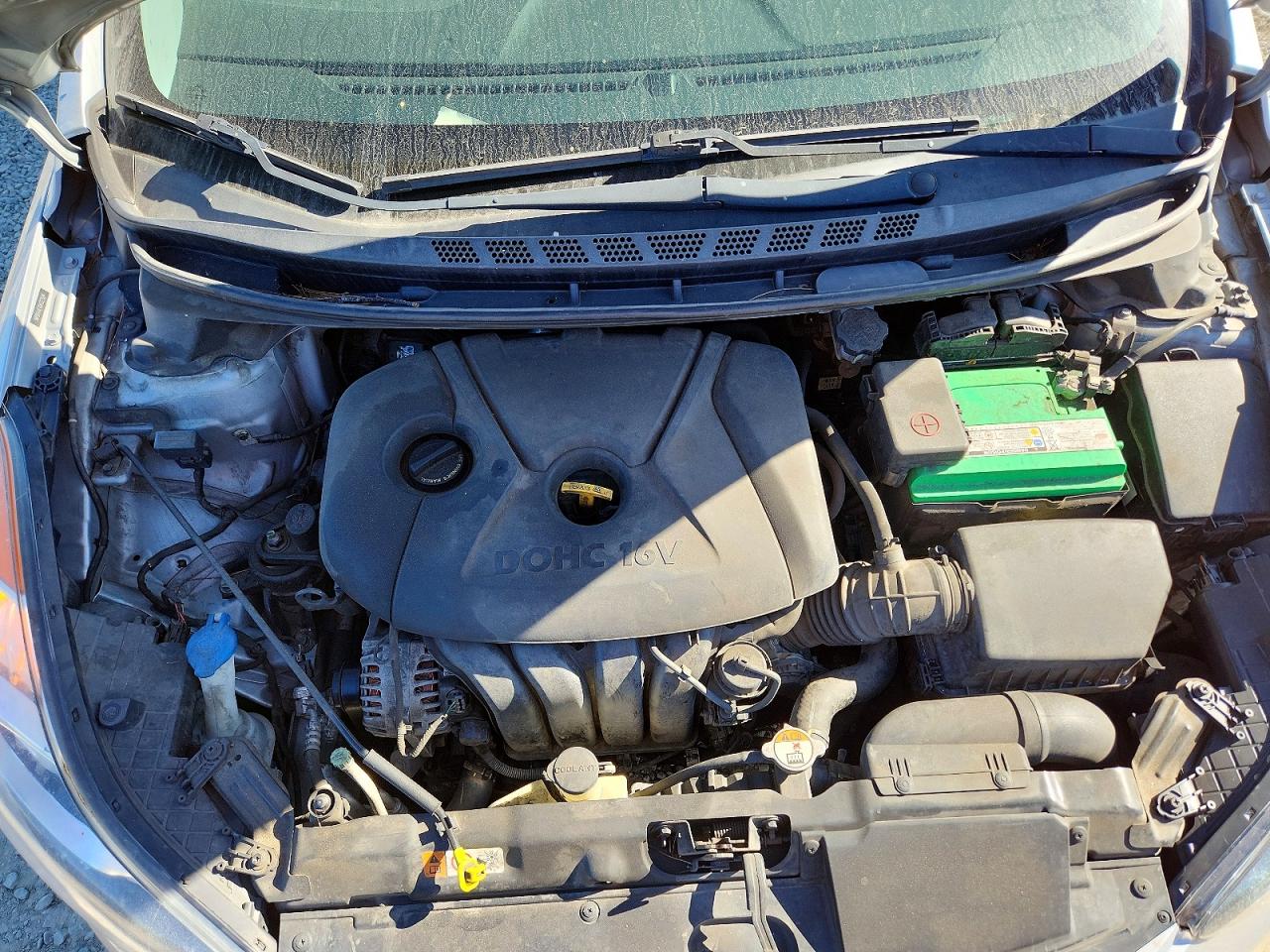 2013 Hyundai Elantra Gls Серебряный vin: 5NPDH4AE6DH227584