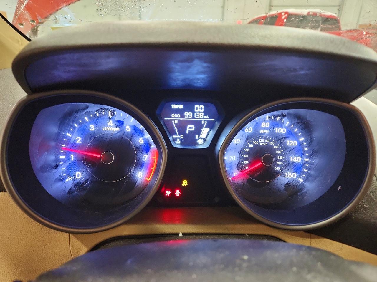 2013 Hyundai Elantra Gls Red vin: 5NPDH4AE6DH228122