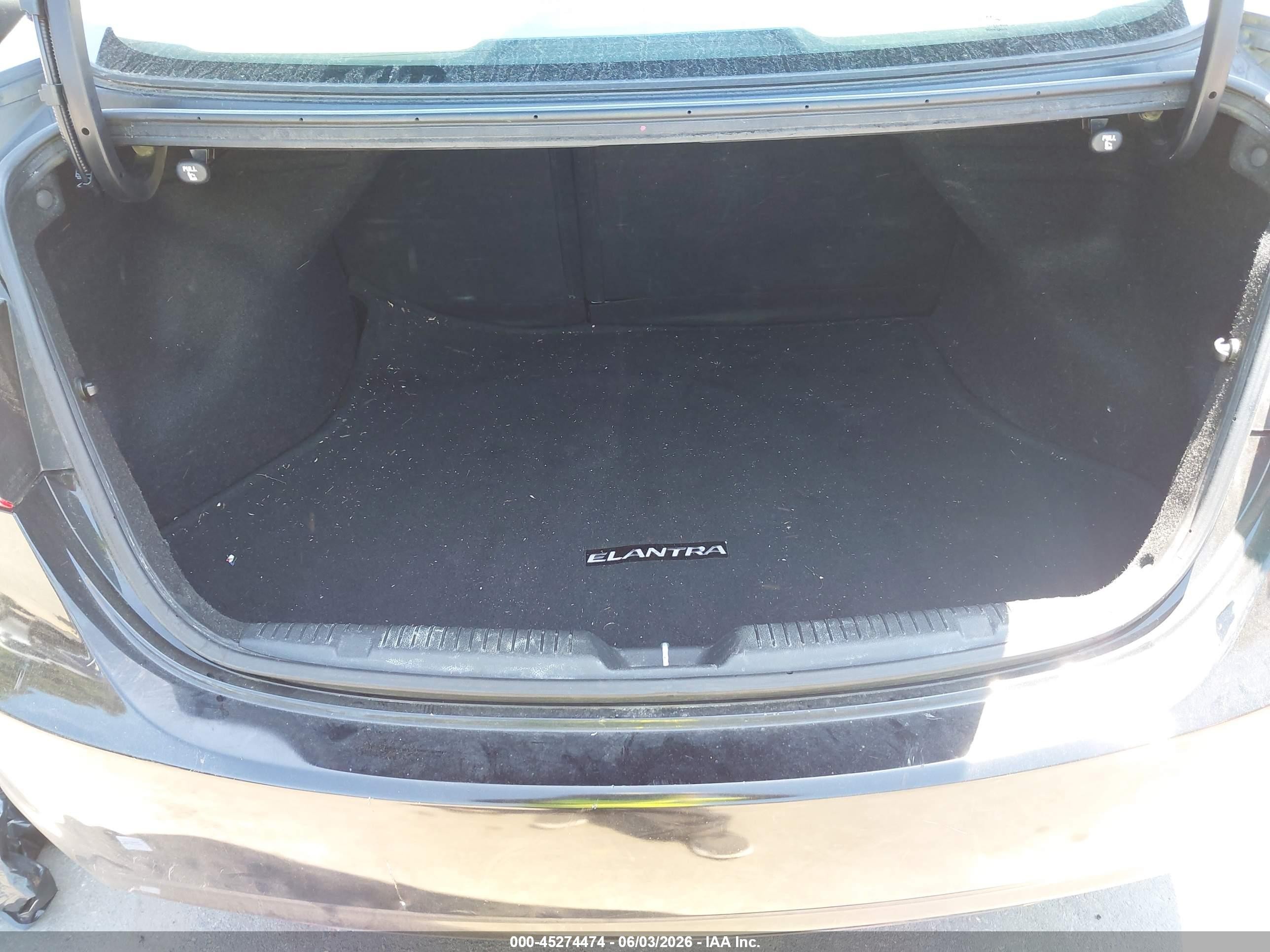2013 Hyundai Elantra Gls Black vin: 5NPDH4AE6DH233417