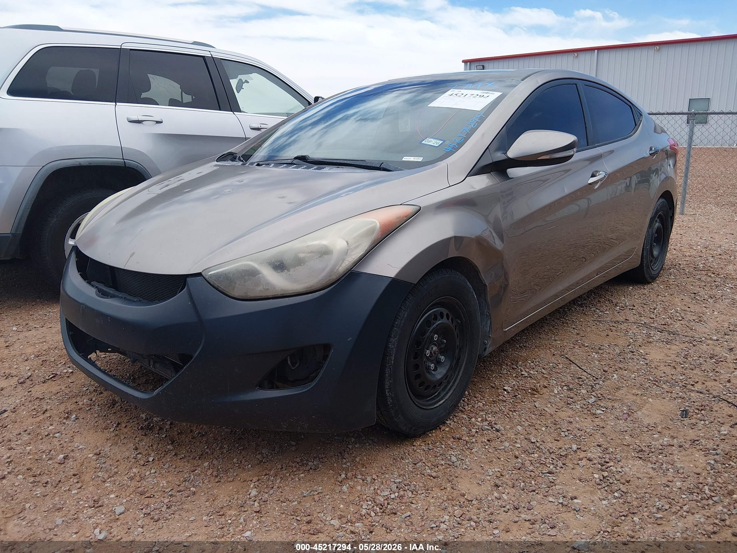 2013 Hyundai Elantra Limited Beige vin: 5NPDH4AE6DH236141