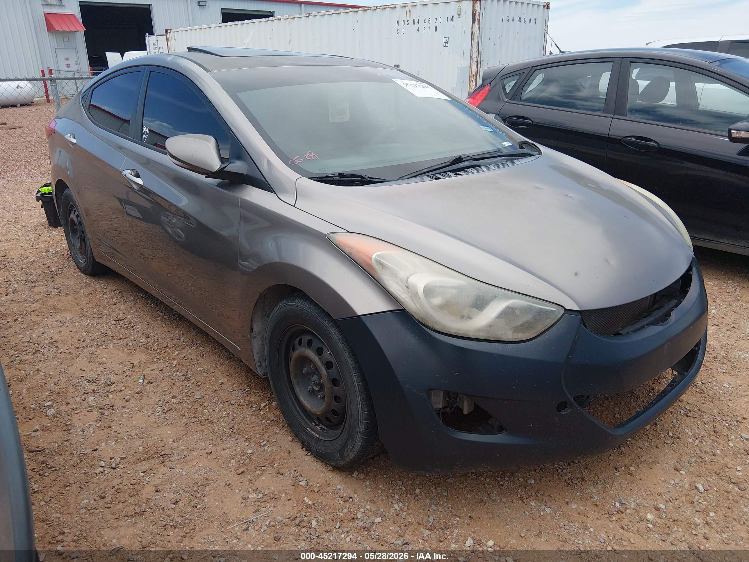 2013 Hyundai Elantra Limited Beige vin: 5NPDH4AE6DH236141