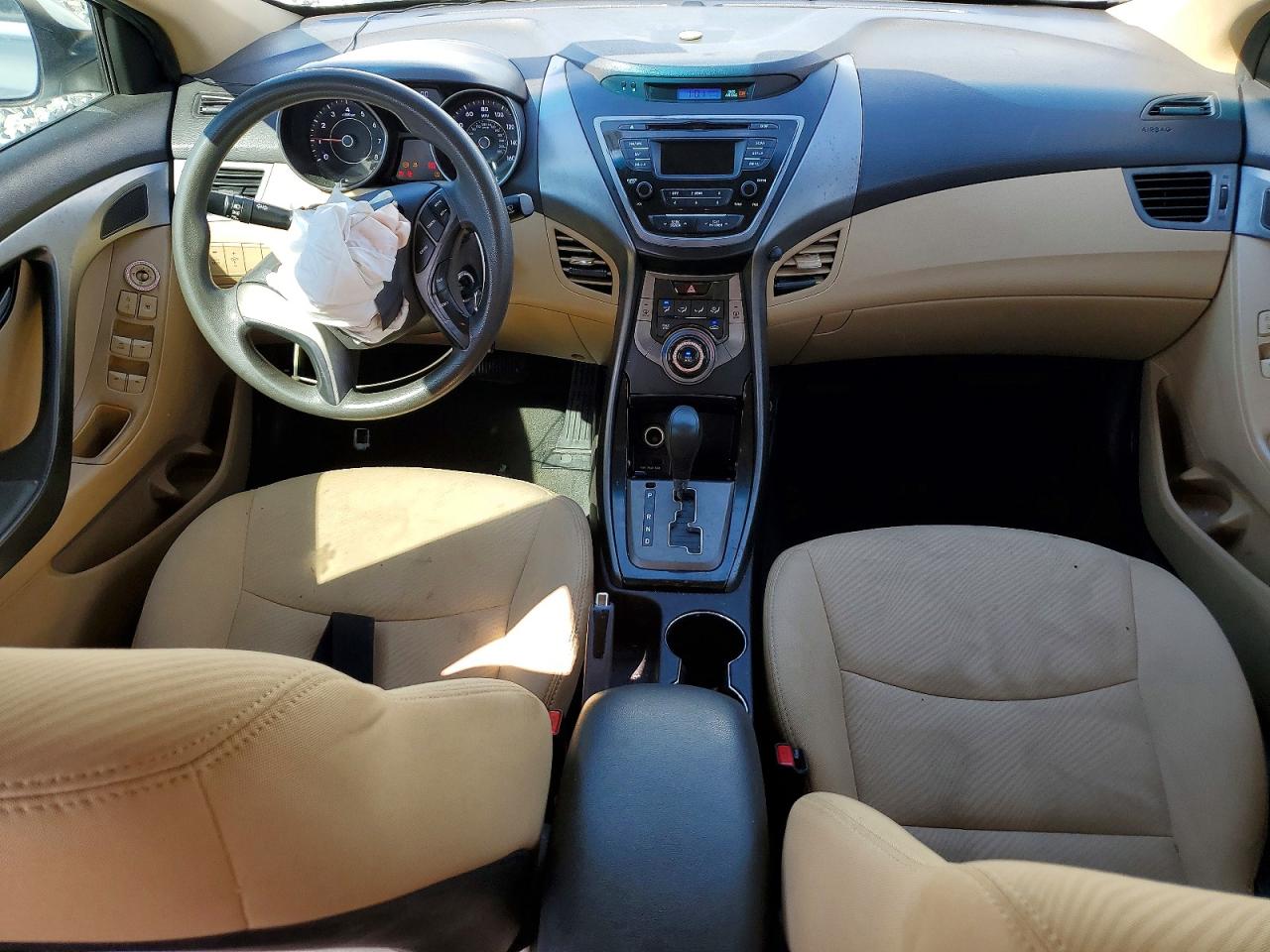 2013 Hyundai Elantra Gls White vin: 5NPDH4AE6DH240481