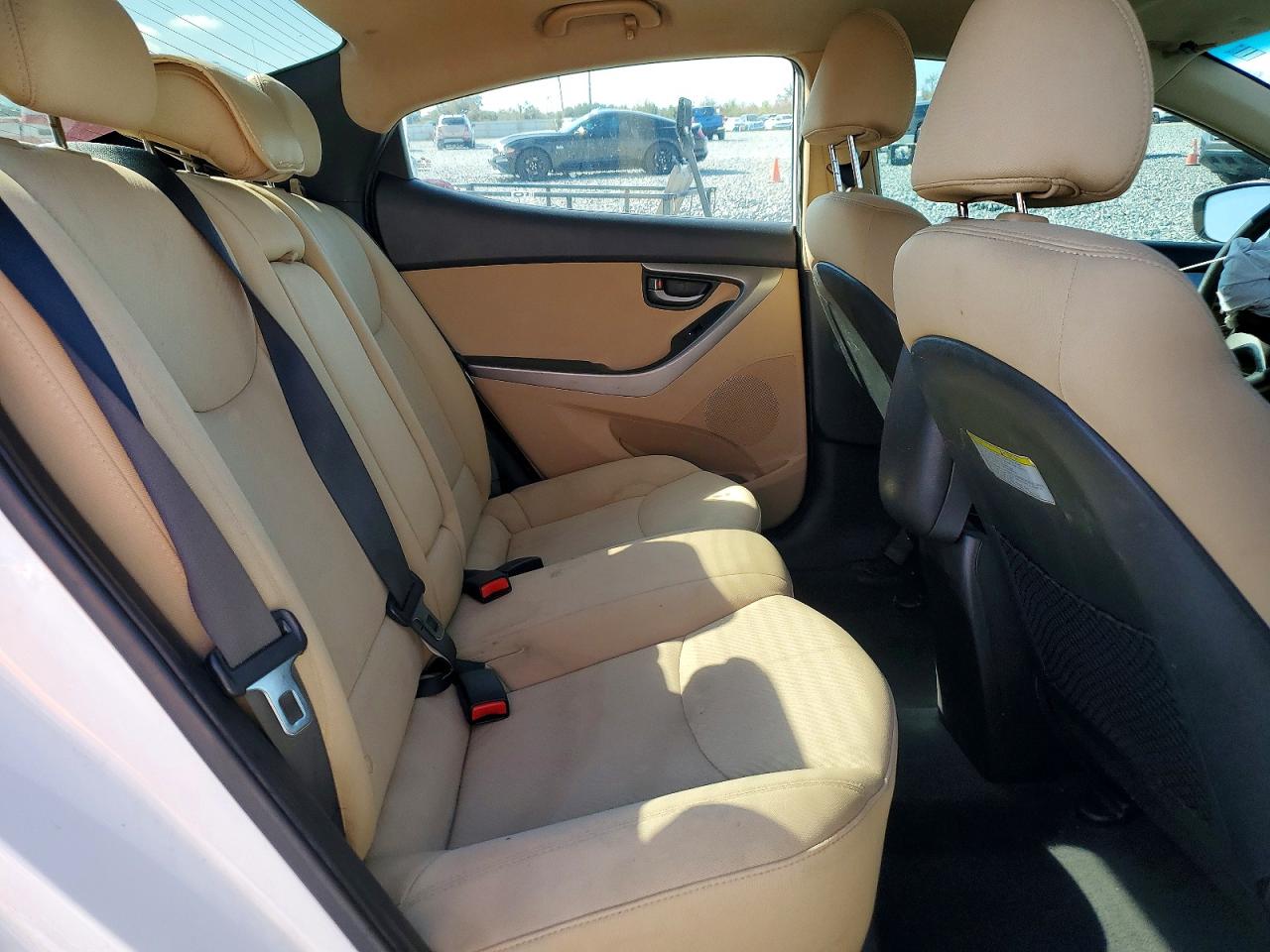 2013 Hyundai Elantra Gls White vin: 5NPDH4AE6DH240481