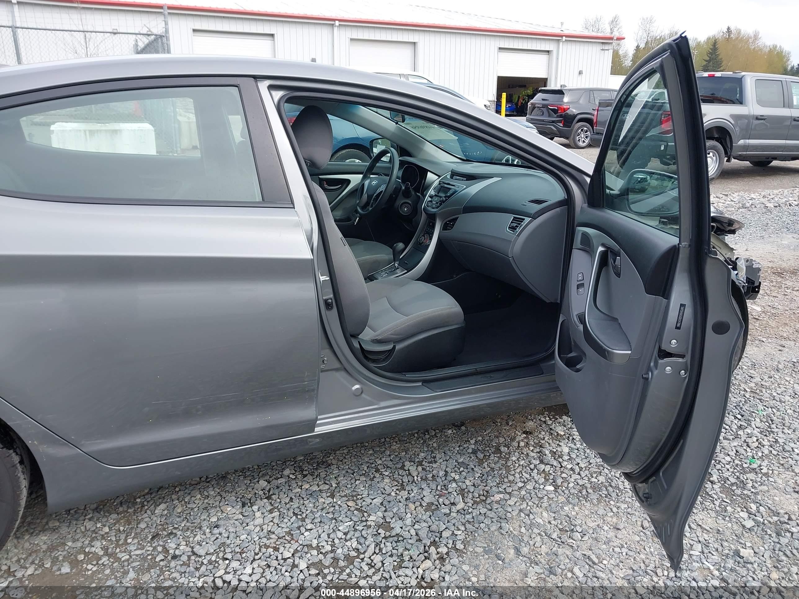 2013 Hyundai Elantra Gls Gray vin: 5NPDH4AE6DH247866