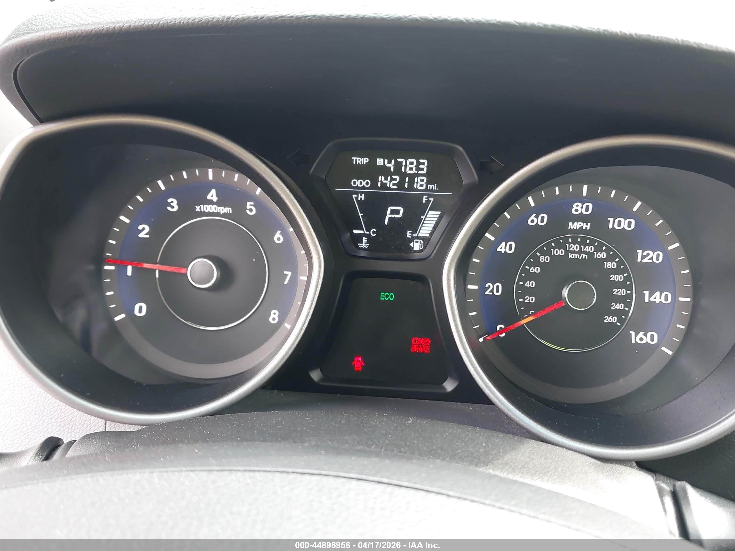 2013 Hyundai Elantra Gls Gray vin: 5NPDH4AE6DH247866