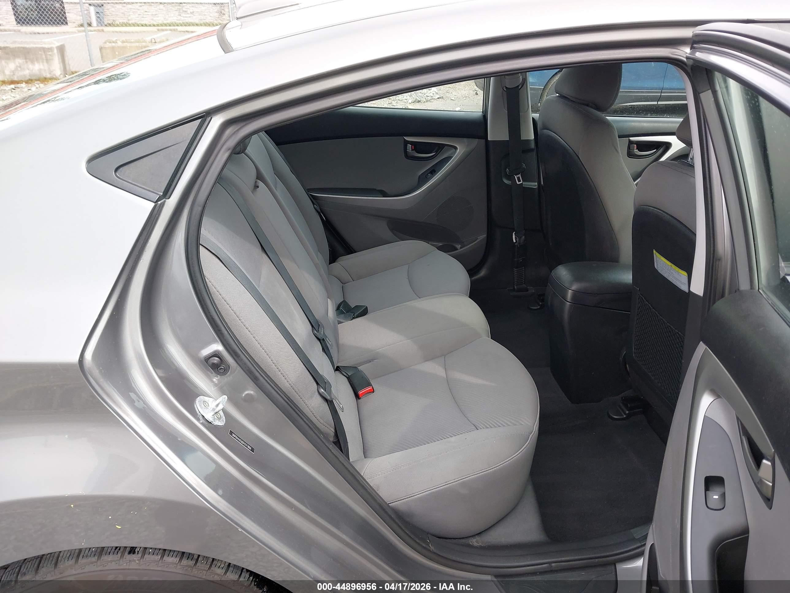 2013 Hyundai Elantra Gls Gray vin: 5NPDH4AE6DH247866