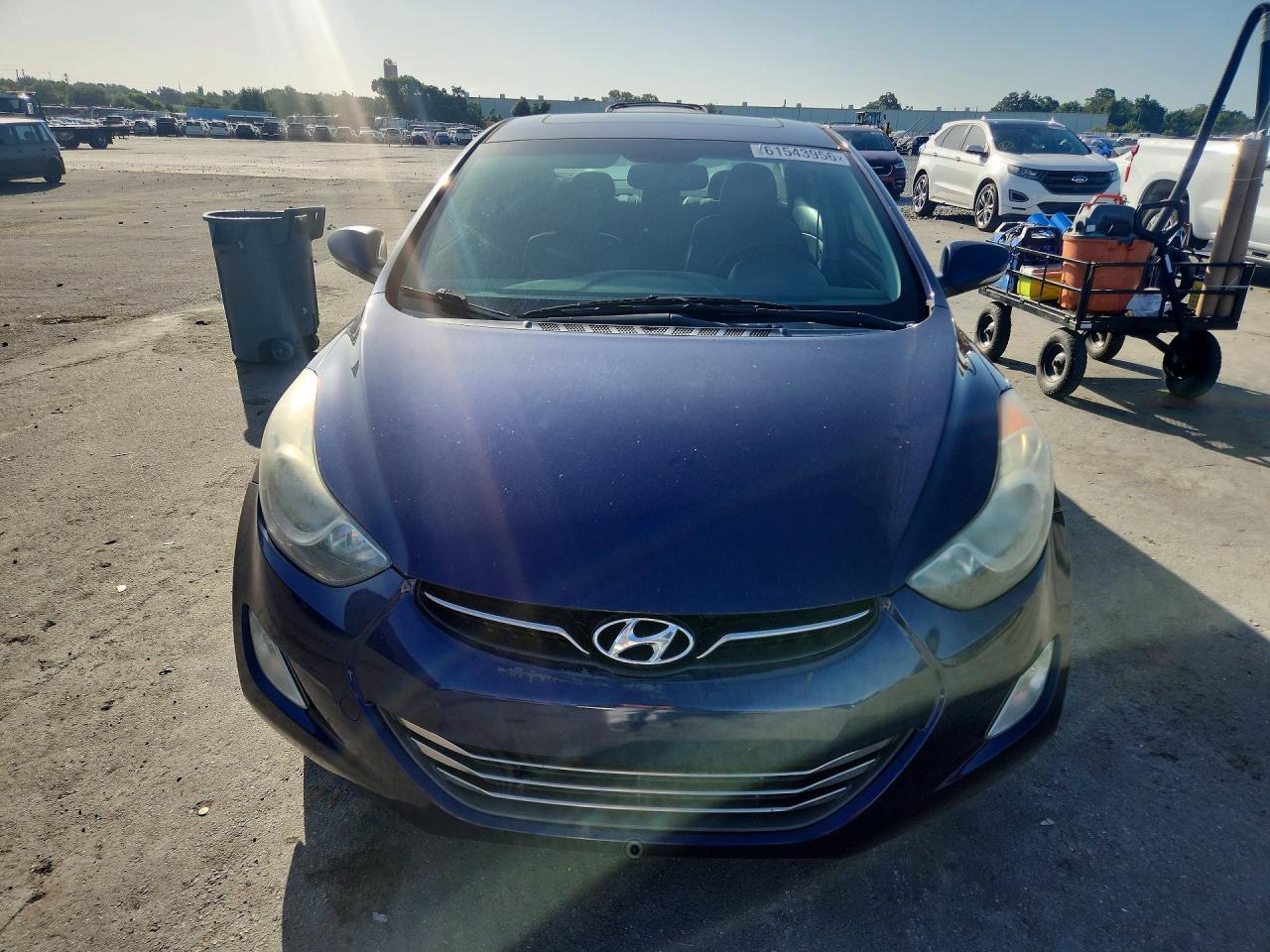 2013 Hyundai Elantra Limited Blue vin: 5NPDH4AE6DH248189