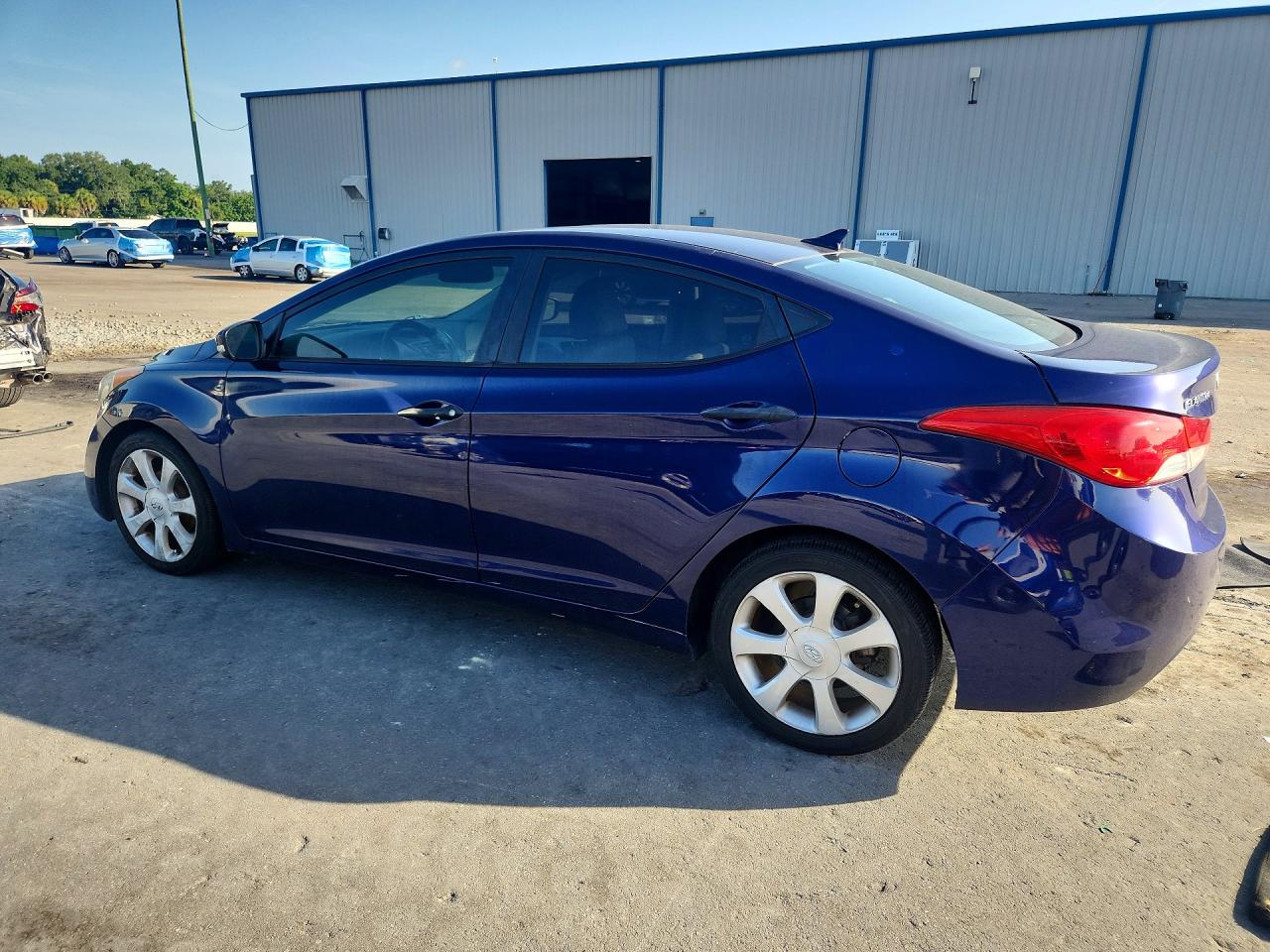 2013 Hyundai Elantra Limited Blue vin: 5NPDH4AE6DH248189
