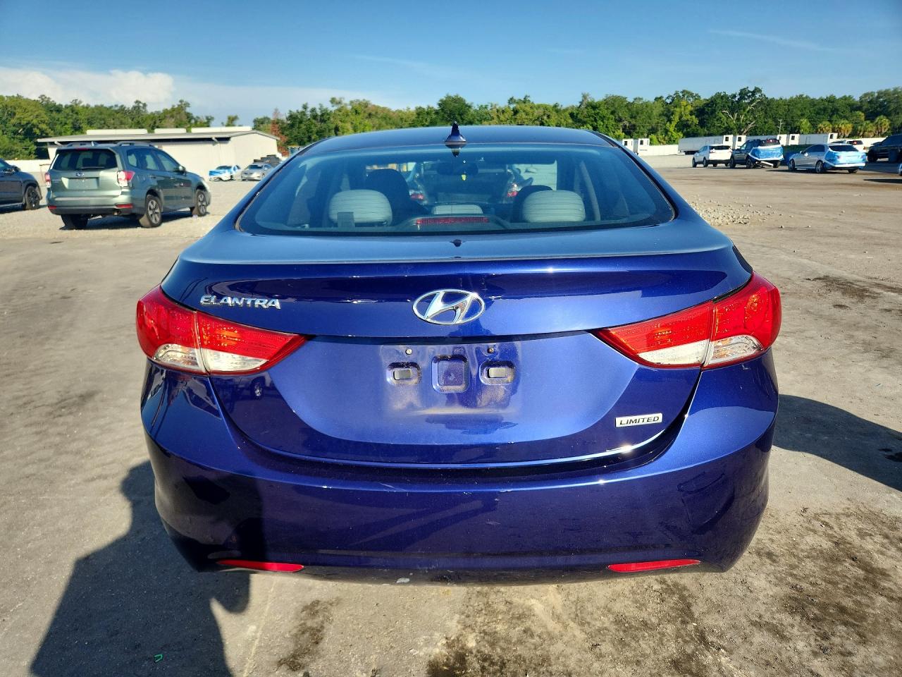 2013 Hyundai Elantra Limited Blue vin: 5NPDH4AE6DH248189