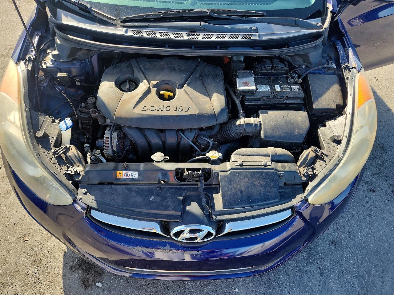 2013 Hyundai Elantra Limited Blue vin: 5NPDH4AE6DH248189