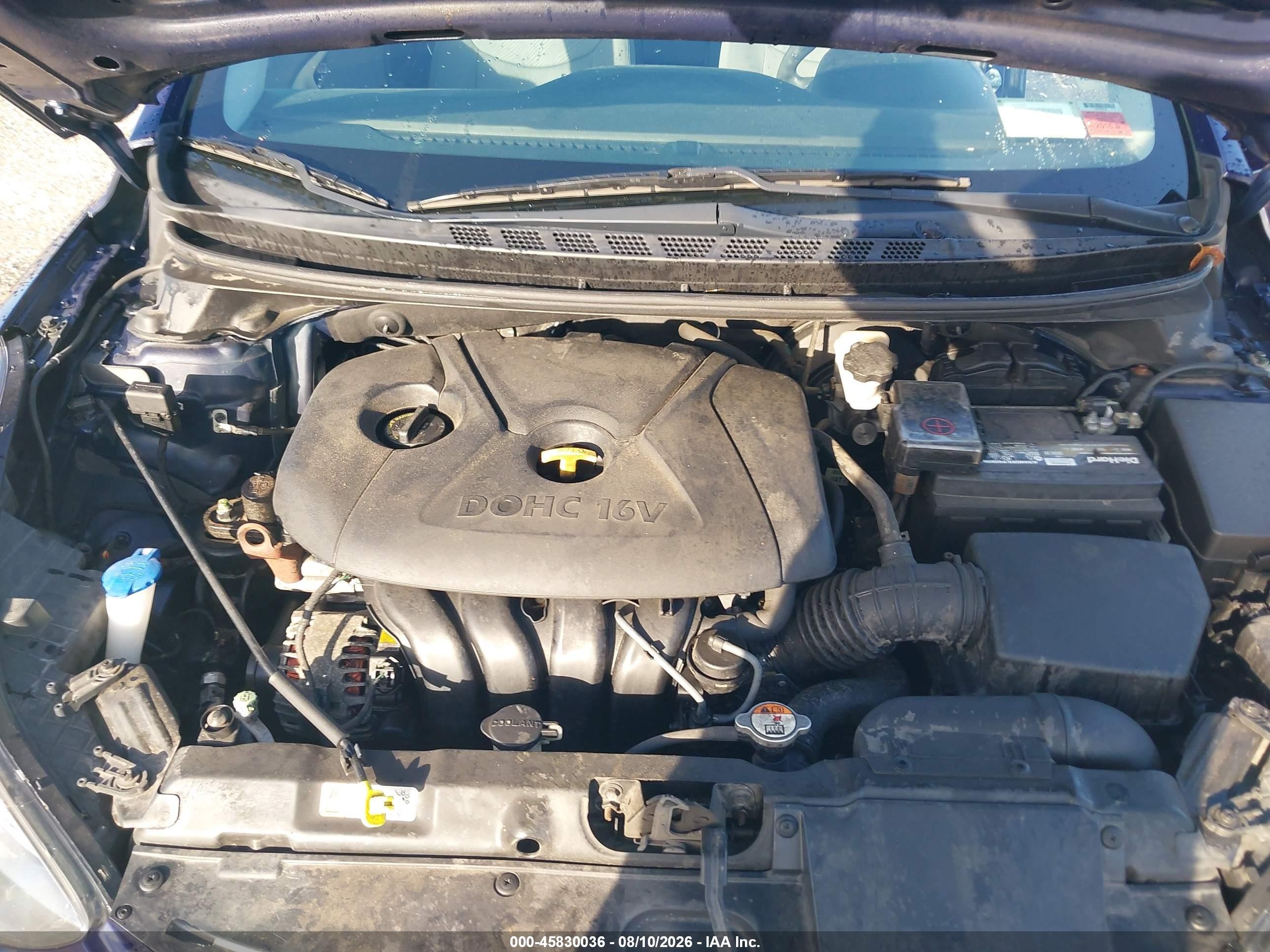 2013 Hyundai Elantra Gls Синий vin: 5NPDH4AE6DH251917