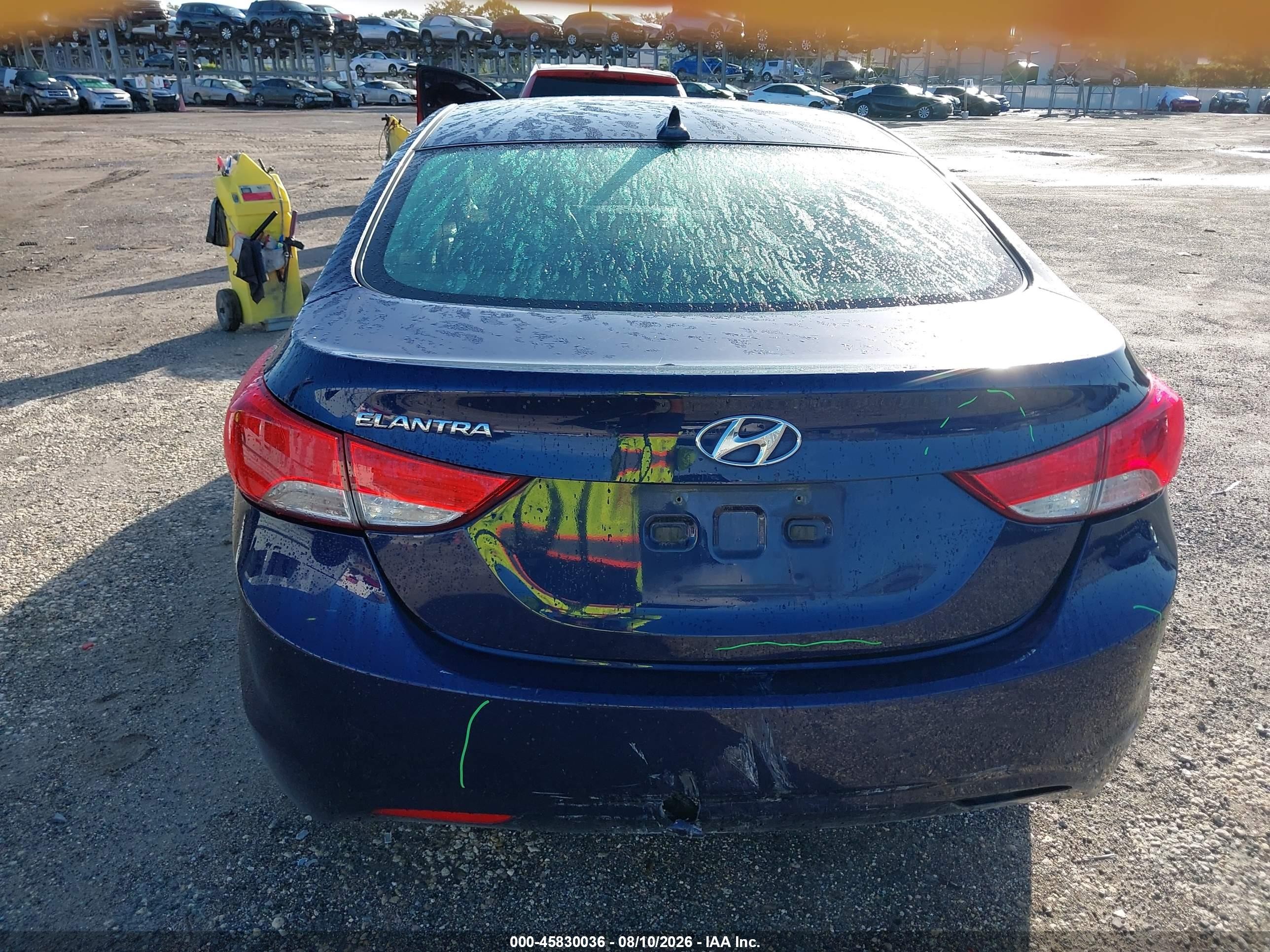 2013 Hyundai Elantra Gls Синий vin: 5NPDH4AE6DH251917