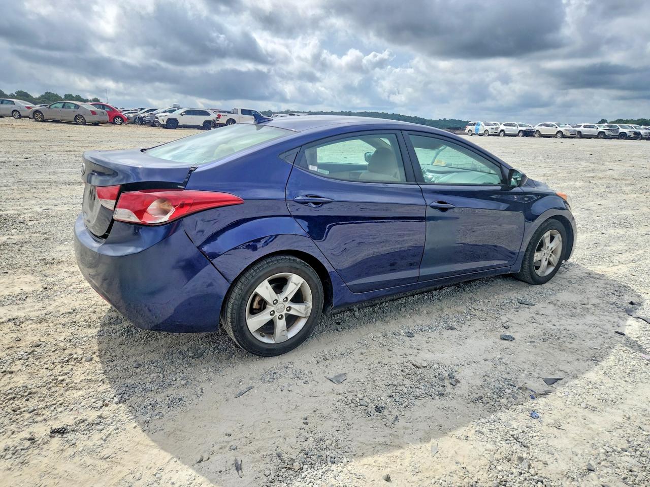2013 Hyundai Elantra Gls Blue vin: 5NPDH4AE6DH259760