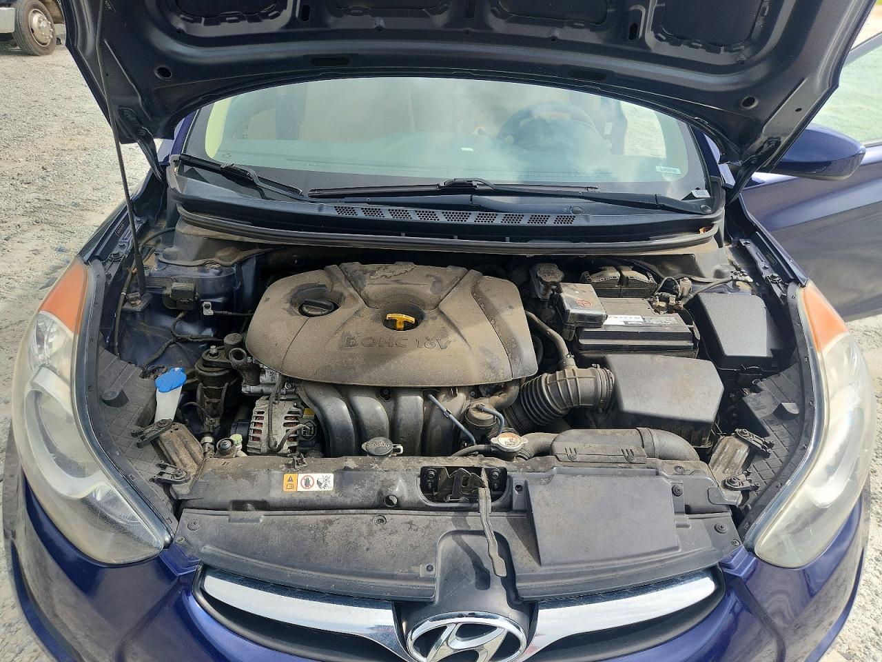 2013 Hyundai Elantra Gls Blue vin: 5NPDH4AE6DH259760