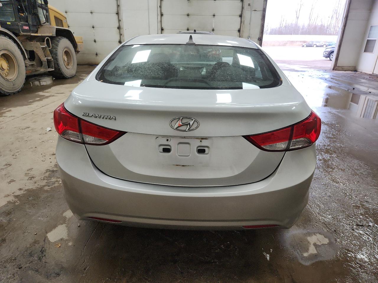 2013 Hyundai Elantra Gls Silver vin: 5NPDH4AE6DH263131