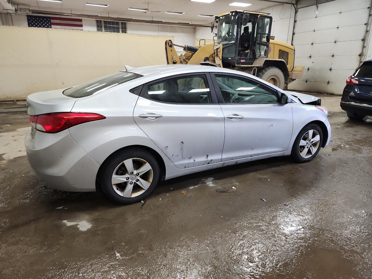 2013 Hyundai Elantra Gls Silver vin: 5NPDH4AE6DH263131