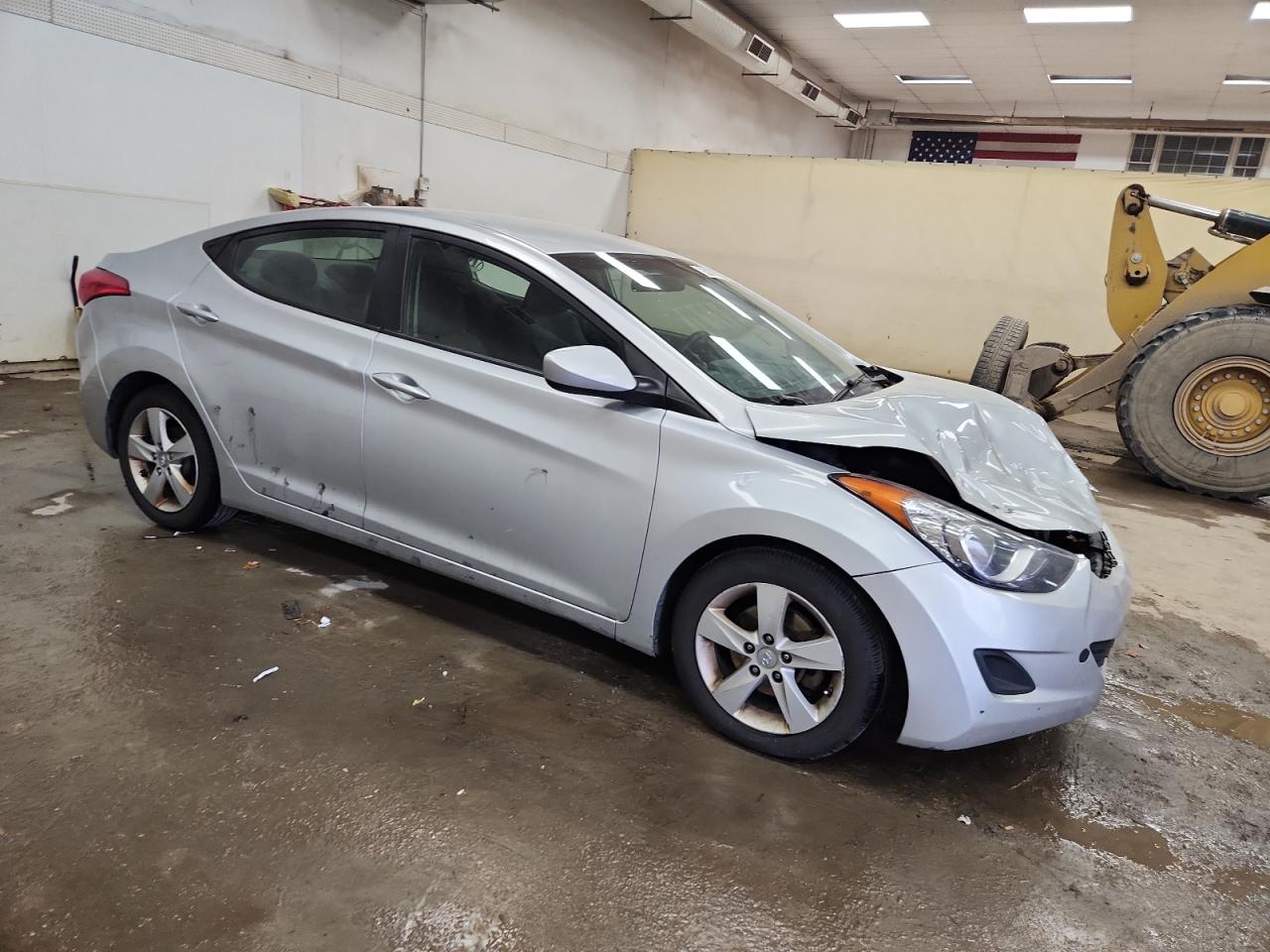 2013 Hyundai Elantra Gls Silver vin: 5NPDH4AE6DH263131
