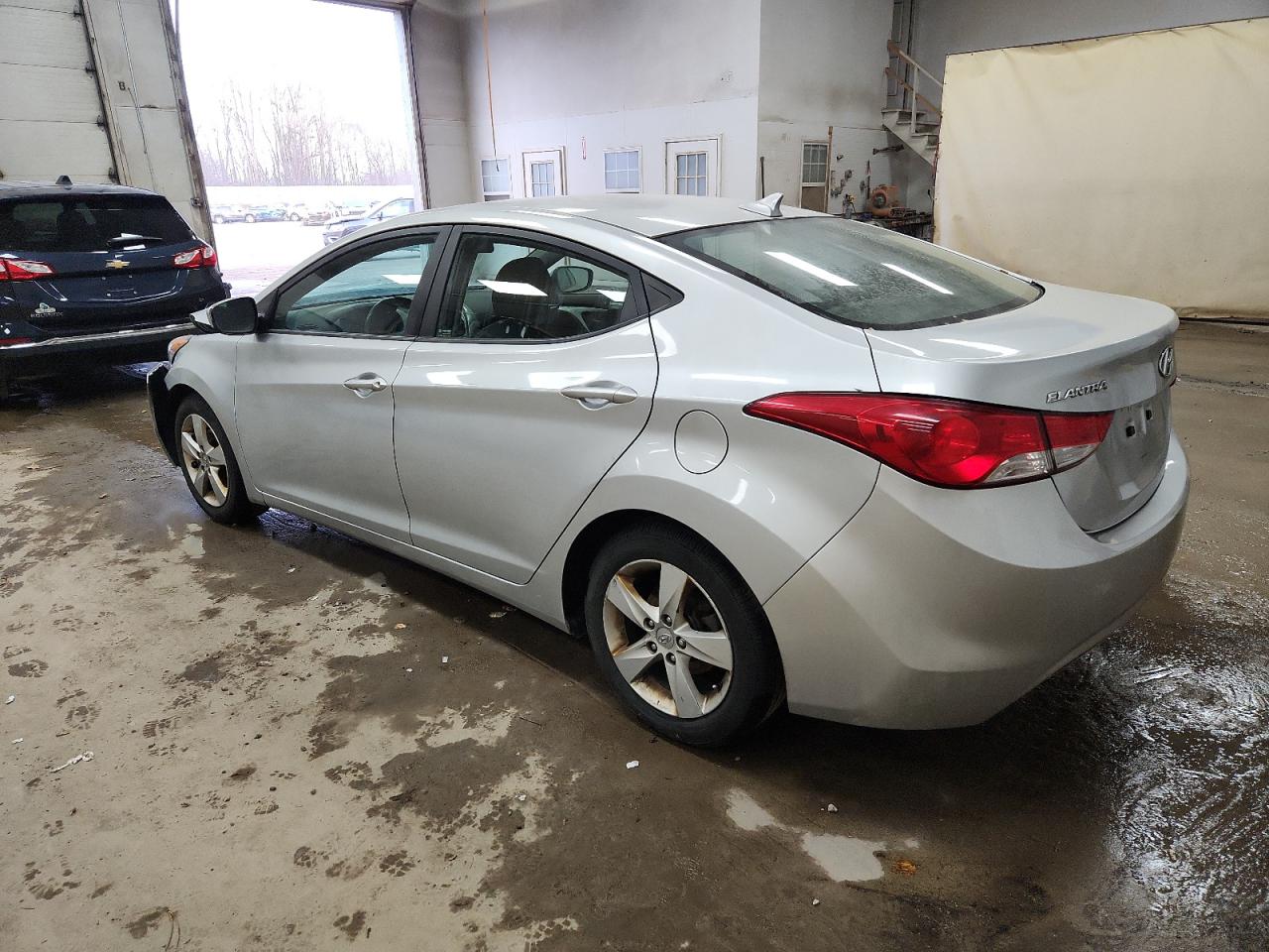 2013 Hyundai Elantra Gls Silver vin: 5NPDH4AE6DH263131