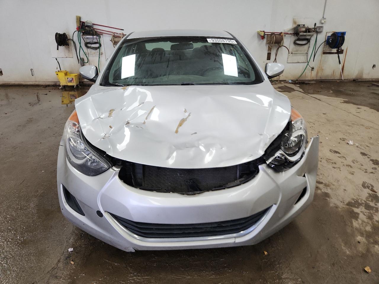 2013 Hyundai Elantra Gls Silver vin: 5NPDH4AE6DH263131