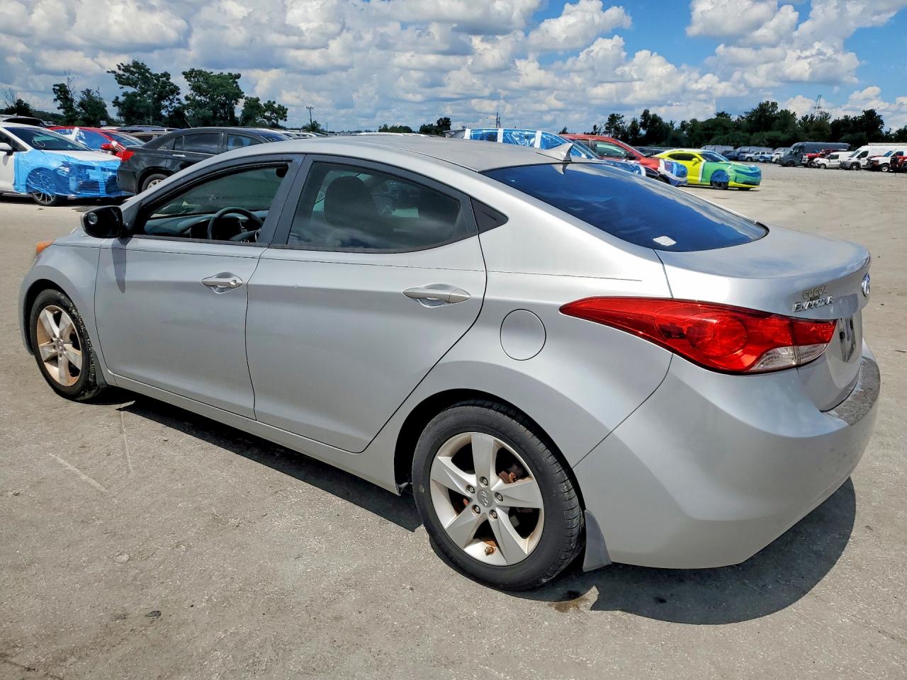 2013 Hyundai Elantra Gls Silver vin: 5NPDH4AE6DH268524