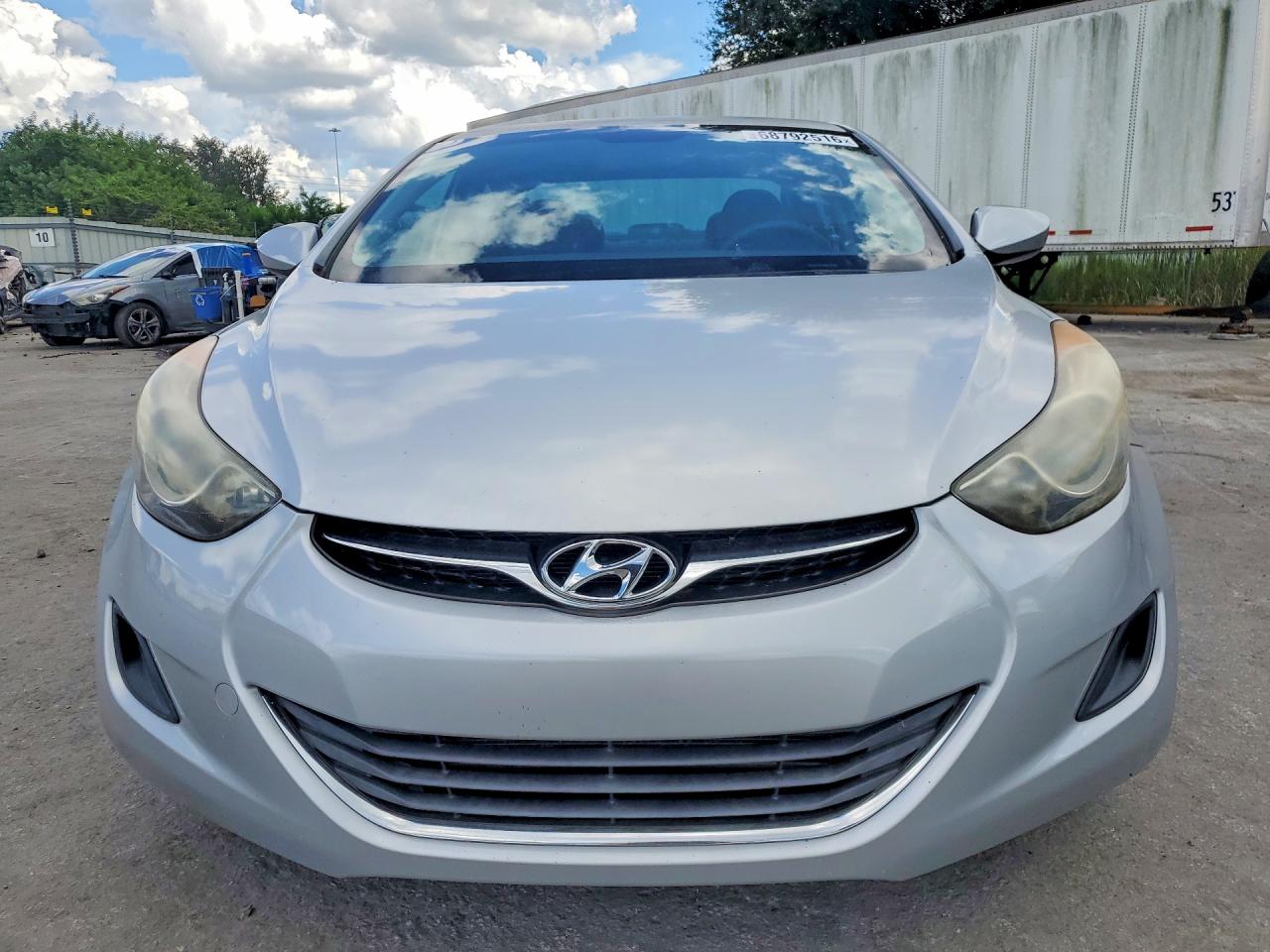 2013 Hyundai Elantra Gls Silver vin: 5NPDH4AE6DH268524