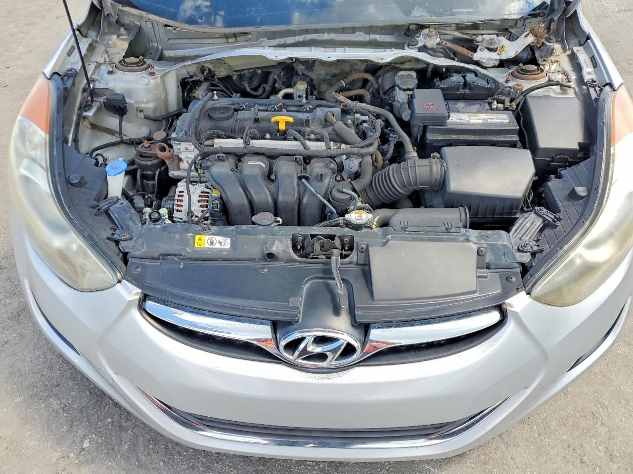 2013 Hyundai Elantra Gls Silver vin: 5NPDH4AE6DH268524