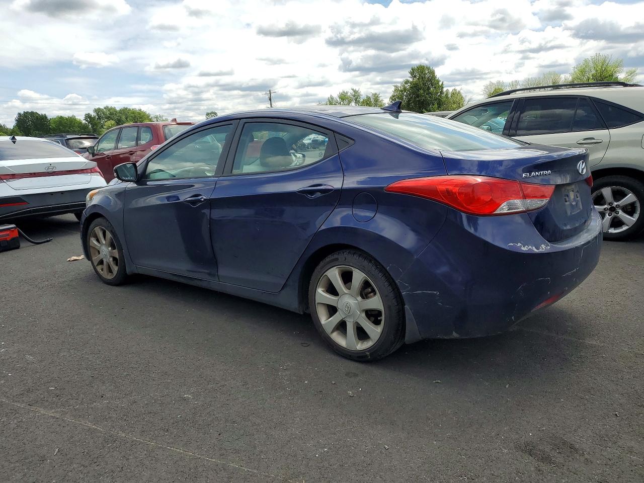 2013 Hyundai Elantra Limited Blue vin: 5NPDH4AE6DH276476