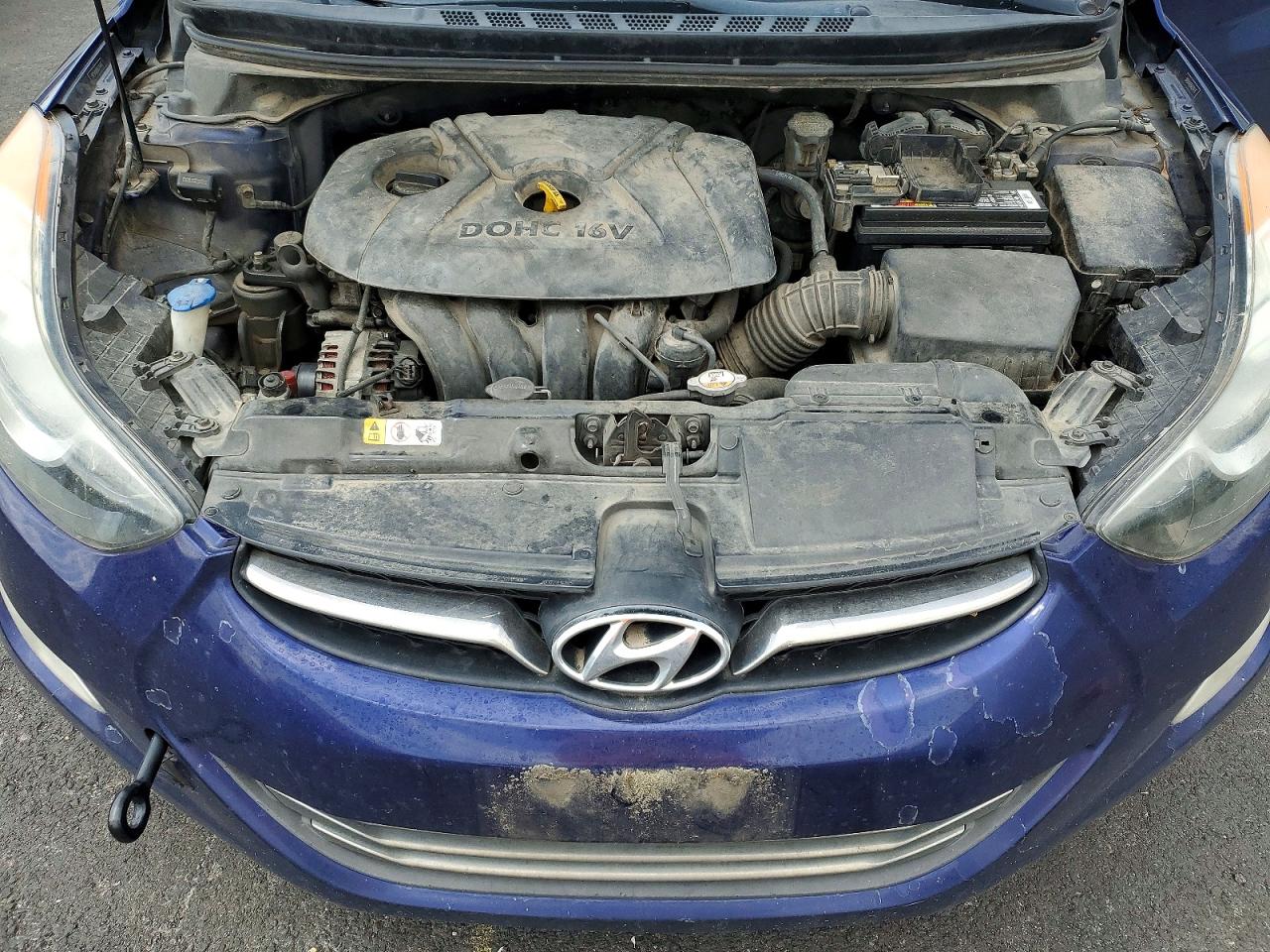 2013 Hyundai Elantra Limited Blue vin: 5NPDH4AE6DH276476