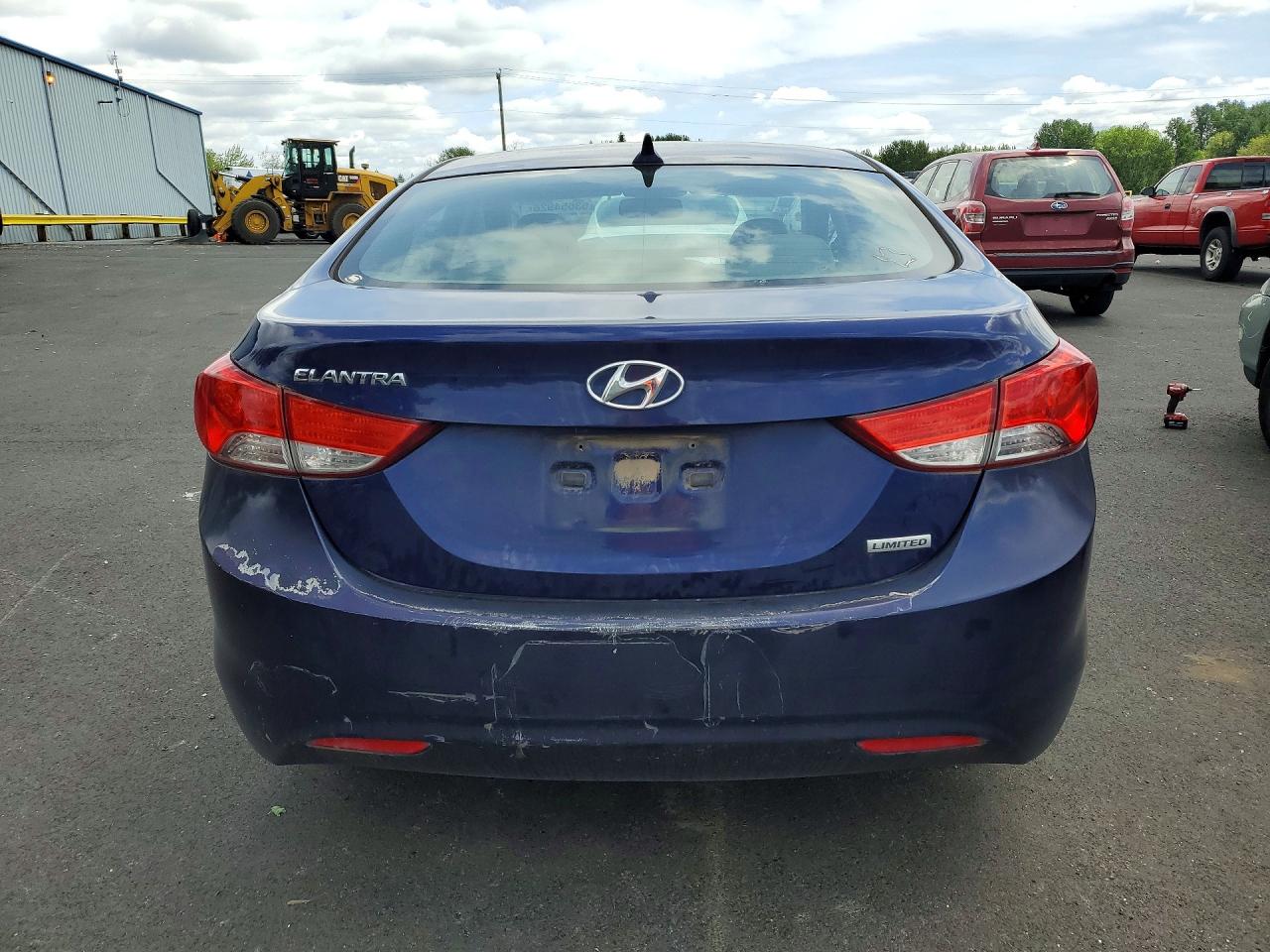 2013 Hyundai Elantra Limited Blue vin: 5NPDH4AE6DH276476
