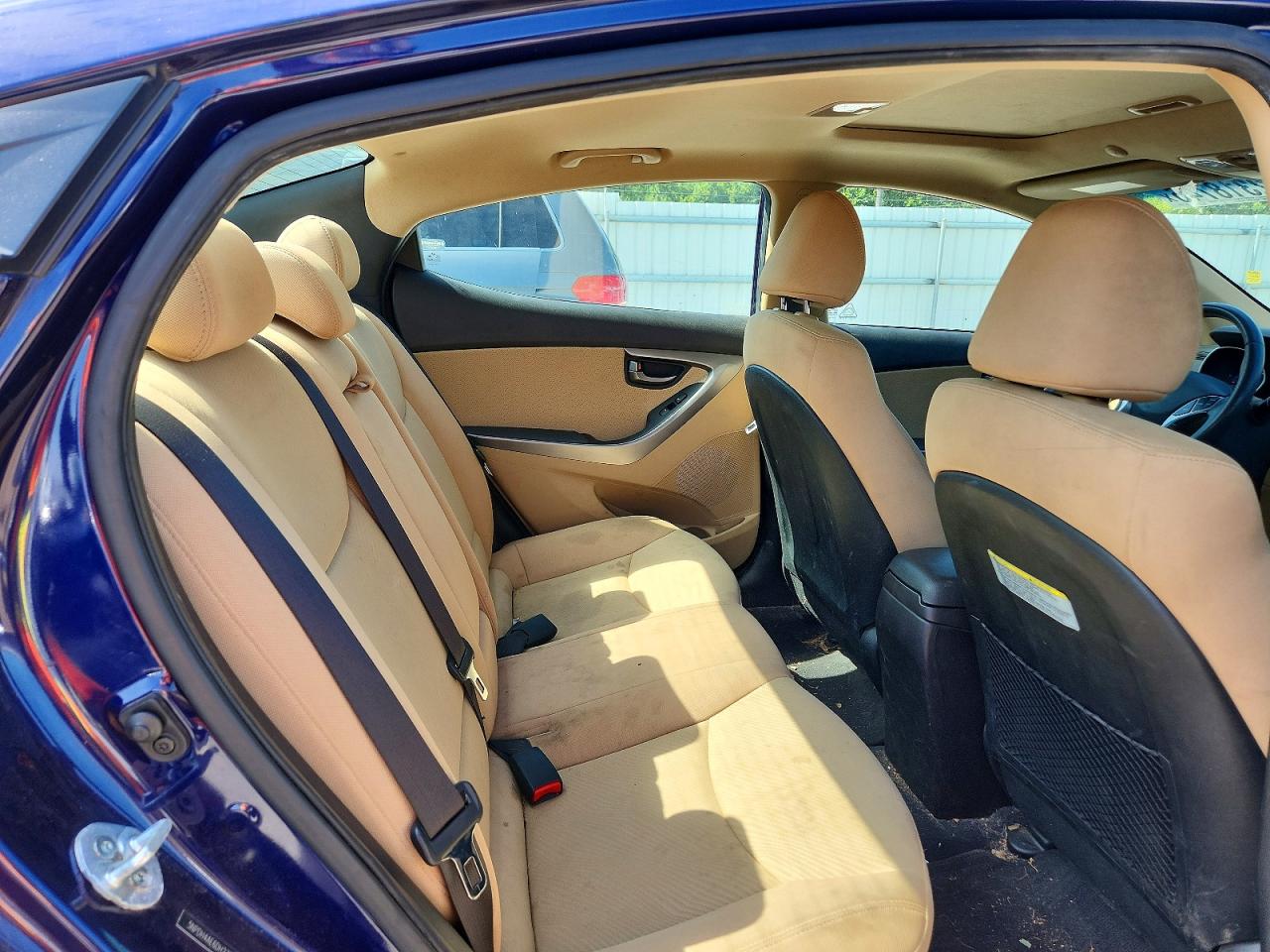 2013 Hyundai Elantra Limited Синий vin: 5NPDH4AE6DH277076